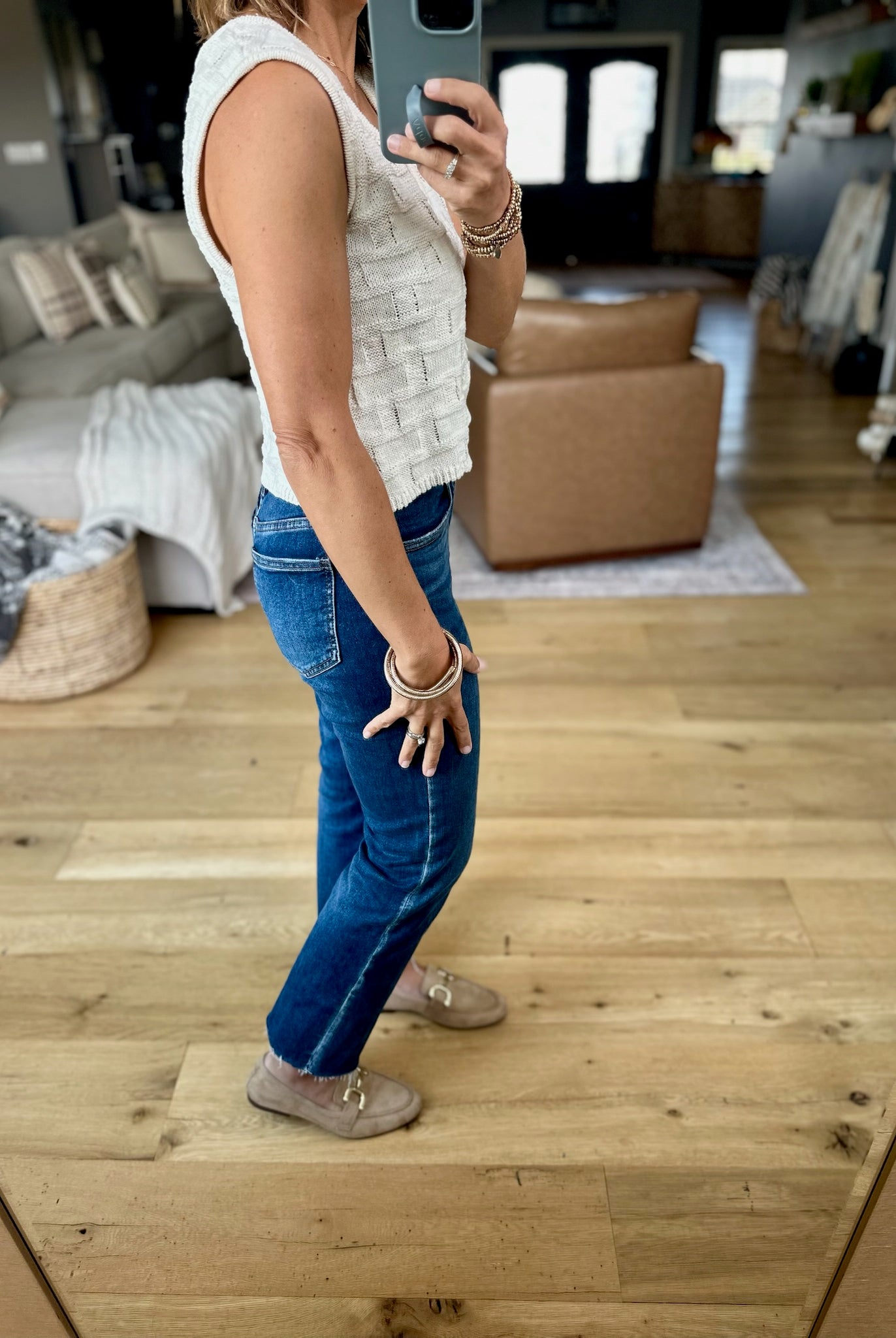 For The Cover Knit Sweater Vest-By Together-Anna Kaytes Boutique, Women's Fashion Boutique in Grinnell, Iowa