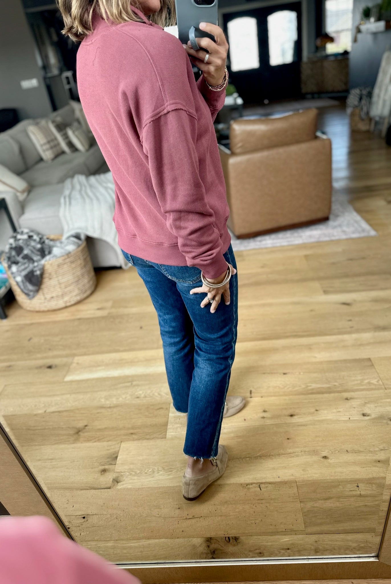 The Right Place Snap-Detail Pullover-Staccato-Anna Kaytes Boutique, Women's Fashion Boutique in Grinnell, Iowa