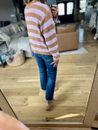 My Personal Fall Striped Knit Top-Wishlist-Anna Kaytes Boutique, Women's Fashion Boutique in Grinnell, Iowa