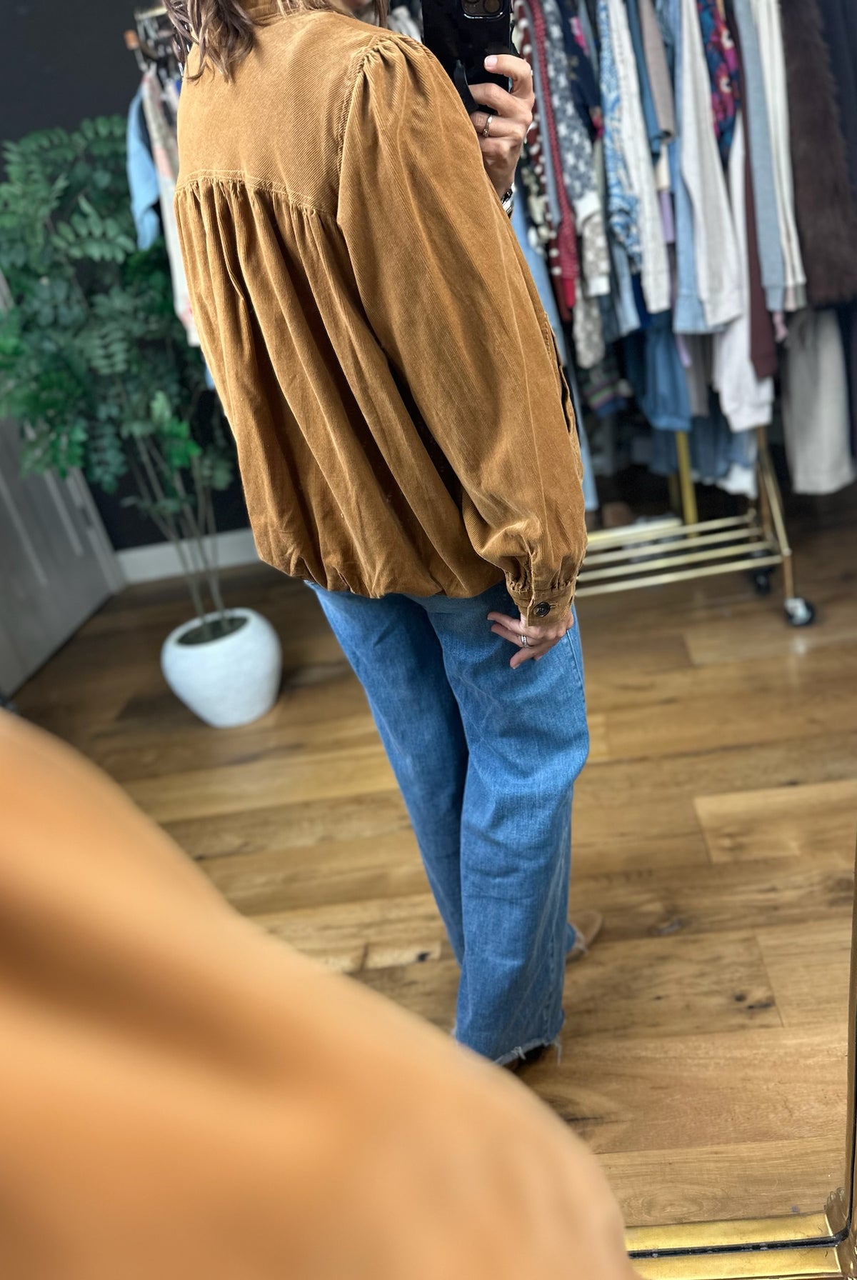 Hear My Fall Corded Jacket-Jackets-Umgee-Anna Kaytes Boutique, Women's Fashion Boutique in Grinnell, Iowa