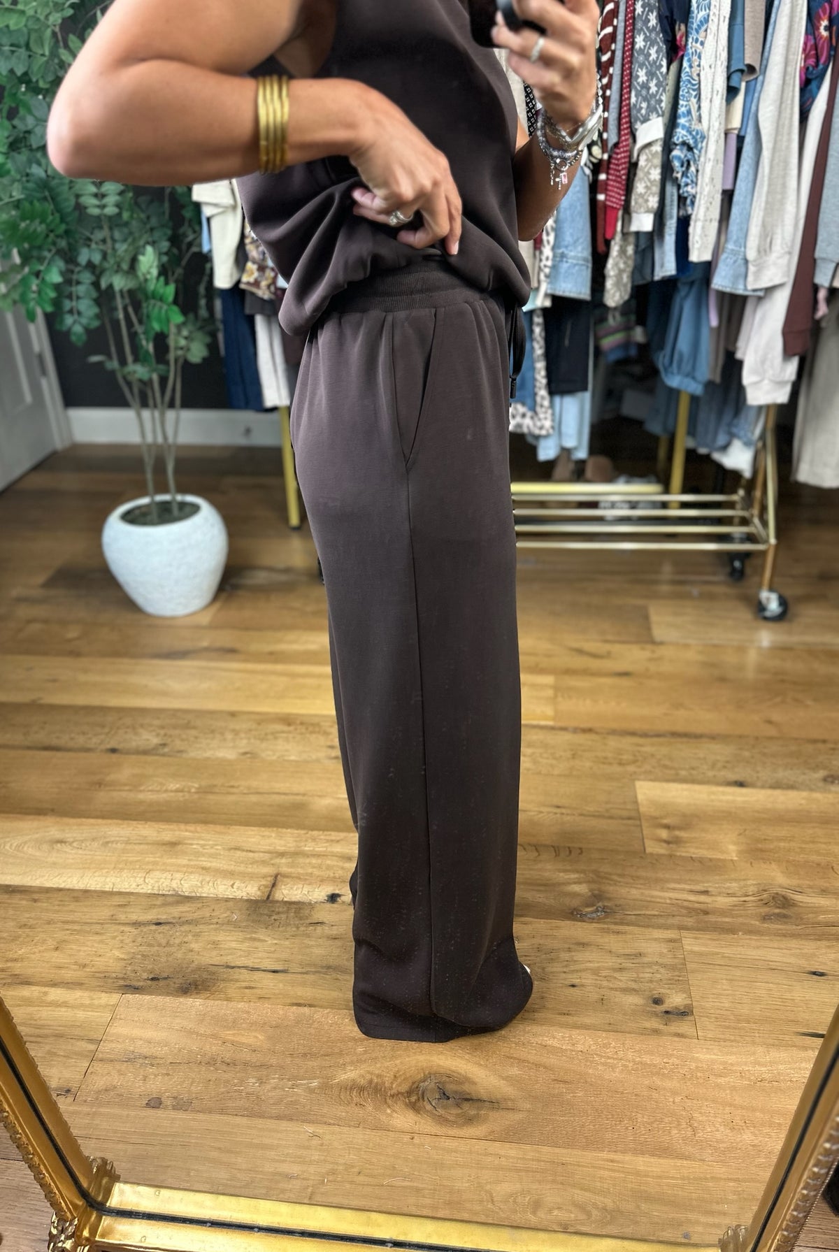 Your Everywhere Wide-Leg Pant Two-Piece Set-Two Piece Set-Skies Are Blue-Anna Kaytes Boutique, Women's Fashion Boutique in Grinnell, Iowa