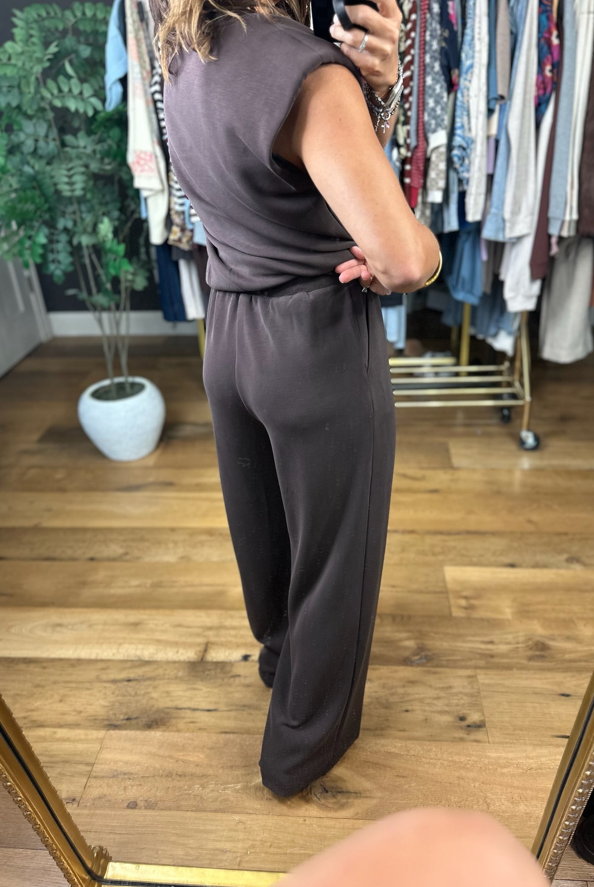 Your Everywhere Wide-Leg Pant Two-Piece Set-Two Piece Set-Skies Are Blue-Anna Kaytes Boutique, Women's Fashion Boutique in Grinnell, Iowa