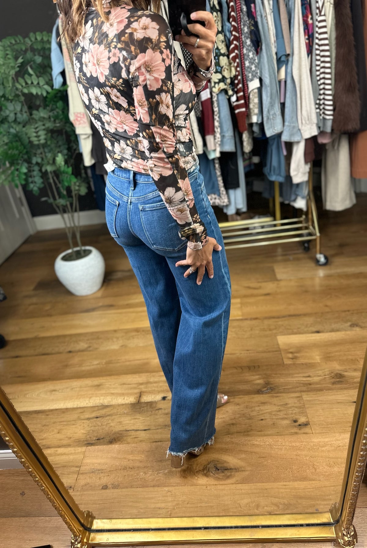 My Favorite Things Floral Long Sleeve-Long Sleeves-panache-Anna Kaytes Boutique, Women's Fashion Boutique in Grinnell, Iowa