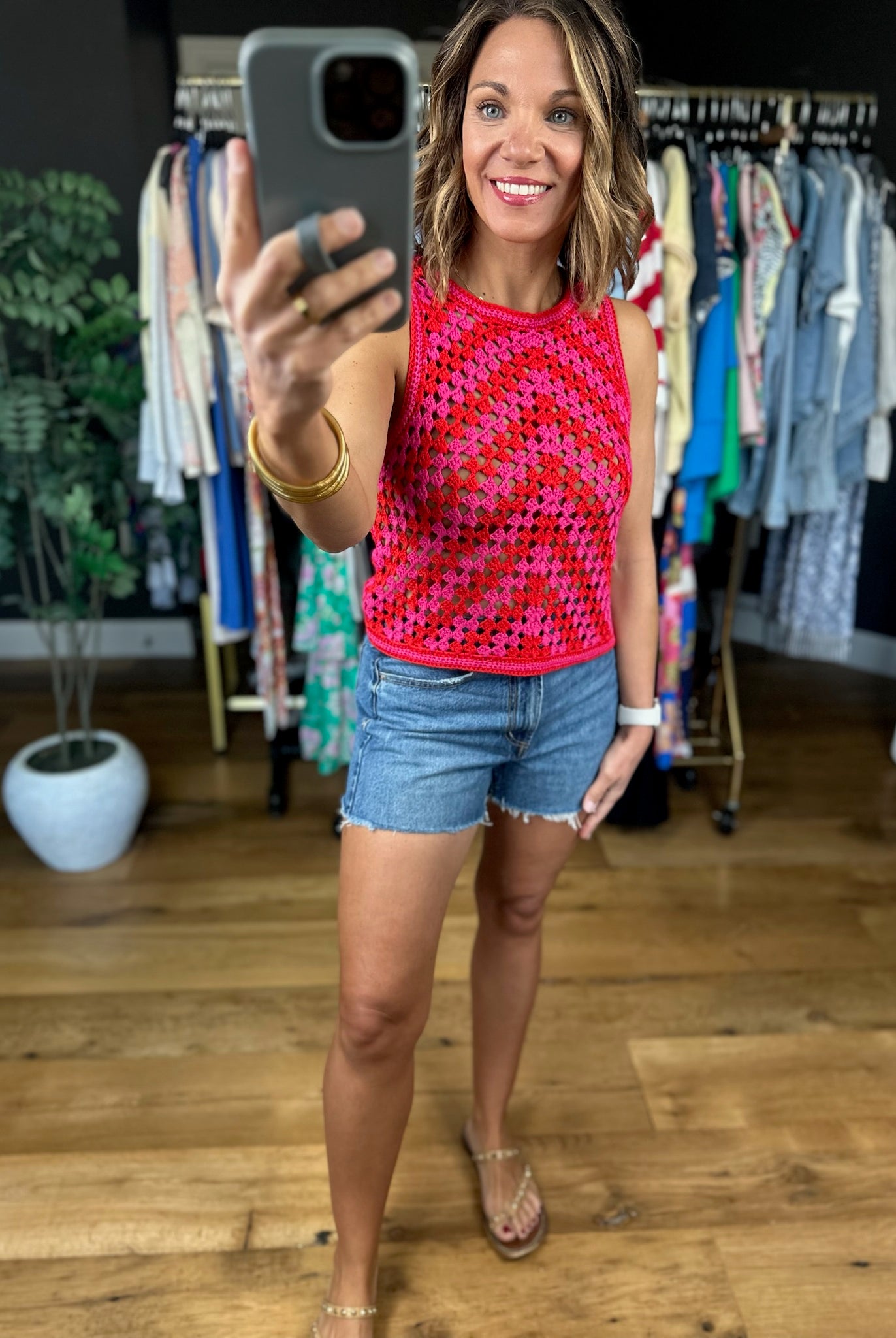 In My Time Combo Knit Top-Sleeveless-Fate-Anna Kaytes Boutique, Women's Fashion Boutique in Grinnell, Iowa