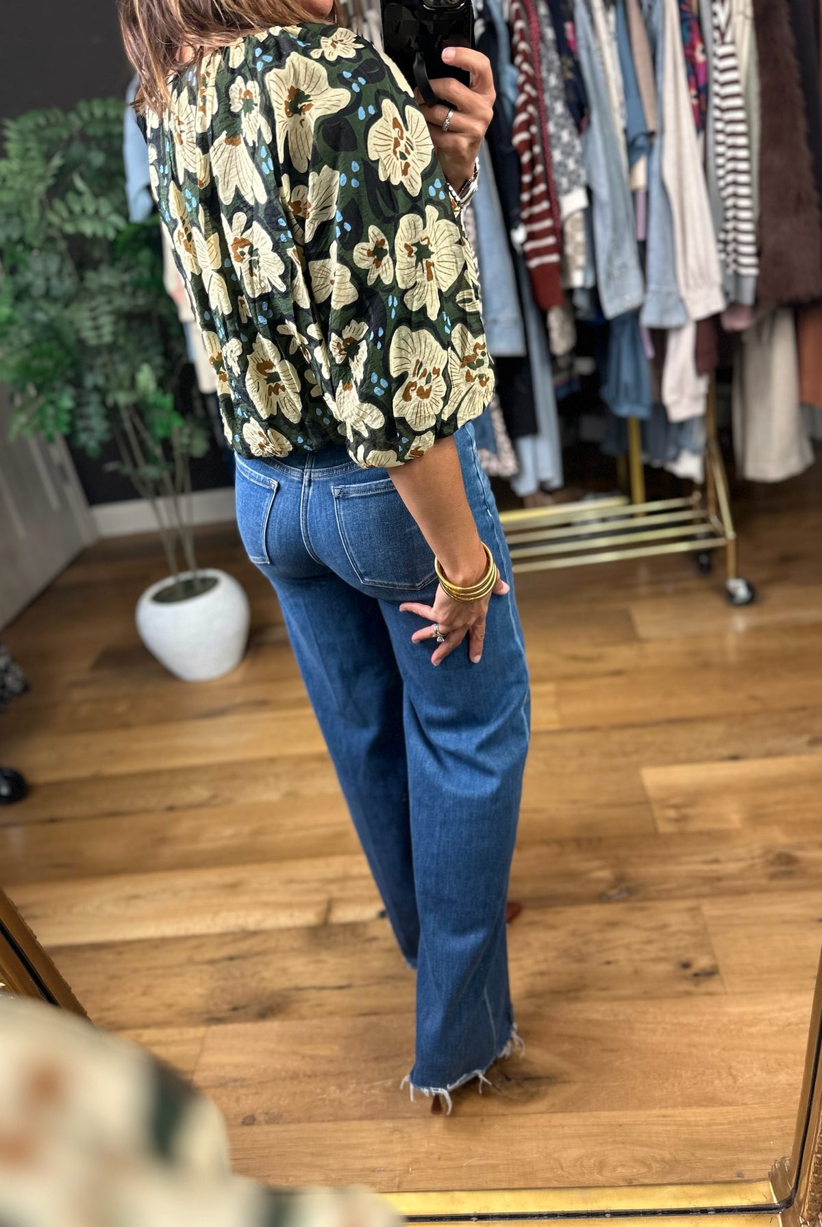The Heart of Fall Floral Top-Long Sleeves-THML-Anna Kaytes Boutique, Women's Fashion Boutique in Grinnell, Iowa