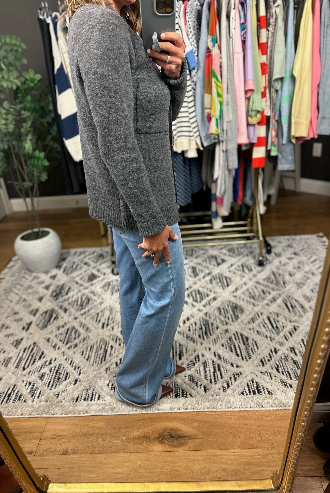 Making Time Button Cardigan-Sweaters-Staccato-Anna Kaytes Boutique, Women's Fashion Boutique in Grinnell, Iowa