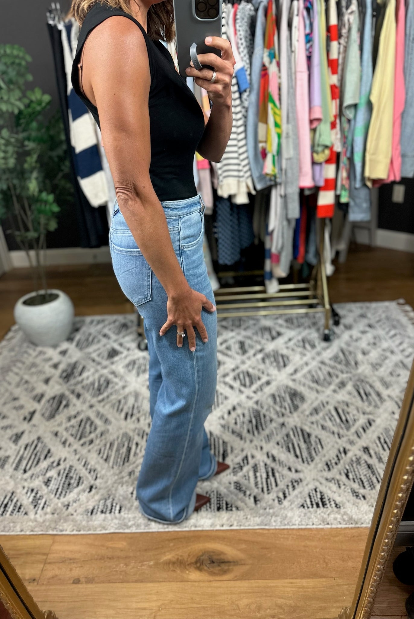 Best Efforts V-Neck Bodysuit-Short Sleeves-Wasabi & Mint-Anna Kaytes Boutique, Women's Fashion Boutique in Grinnell, Iowa