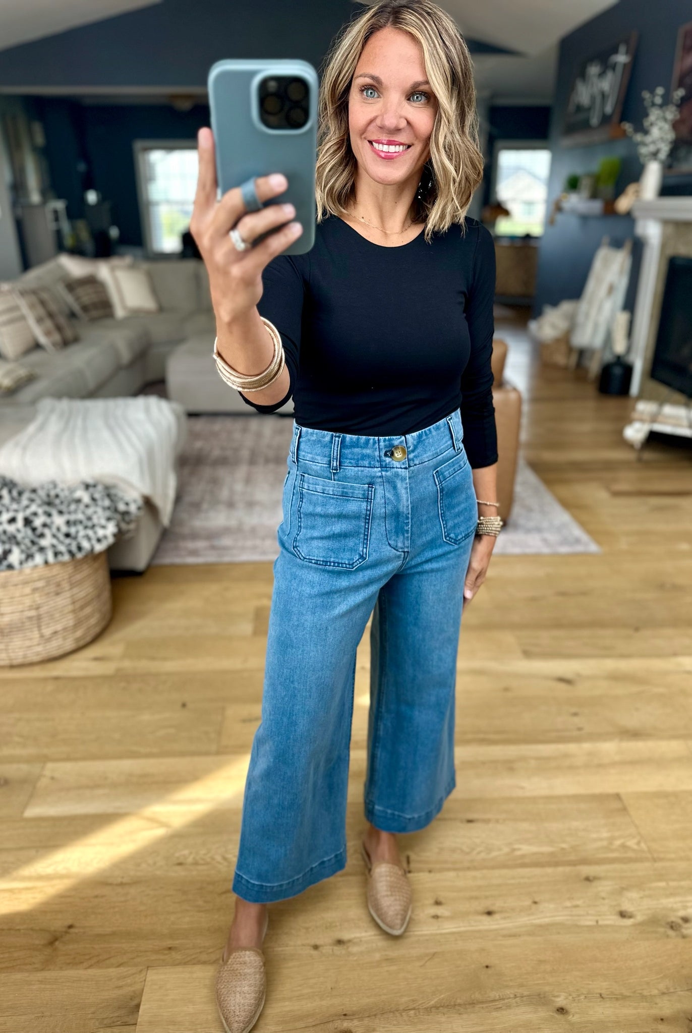 The Ophelia Wide-Leg Denim 2.0-Eesome-Anna Kaytes Boutique, Women's Fashion Boutique in Grinnell, Iowa