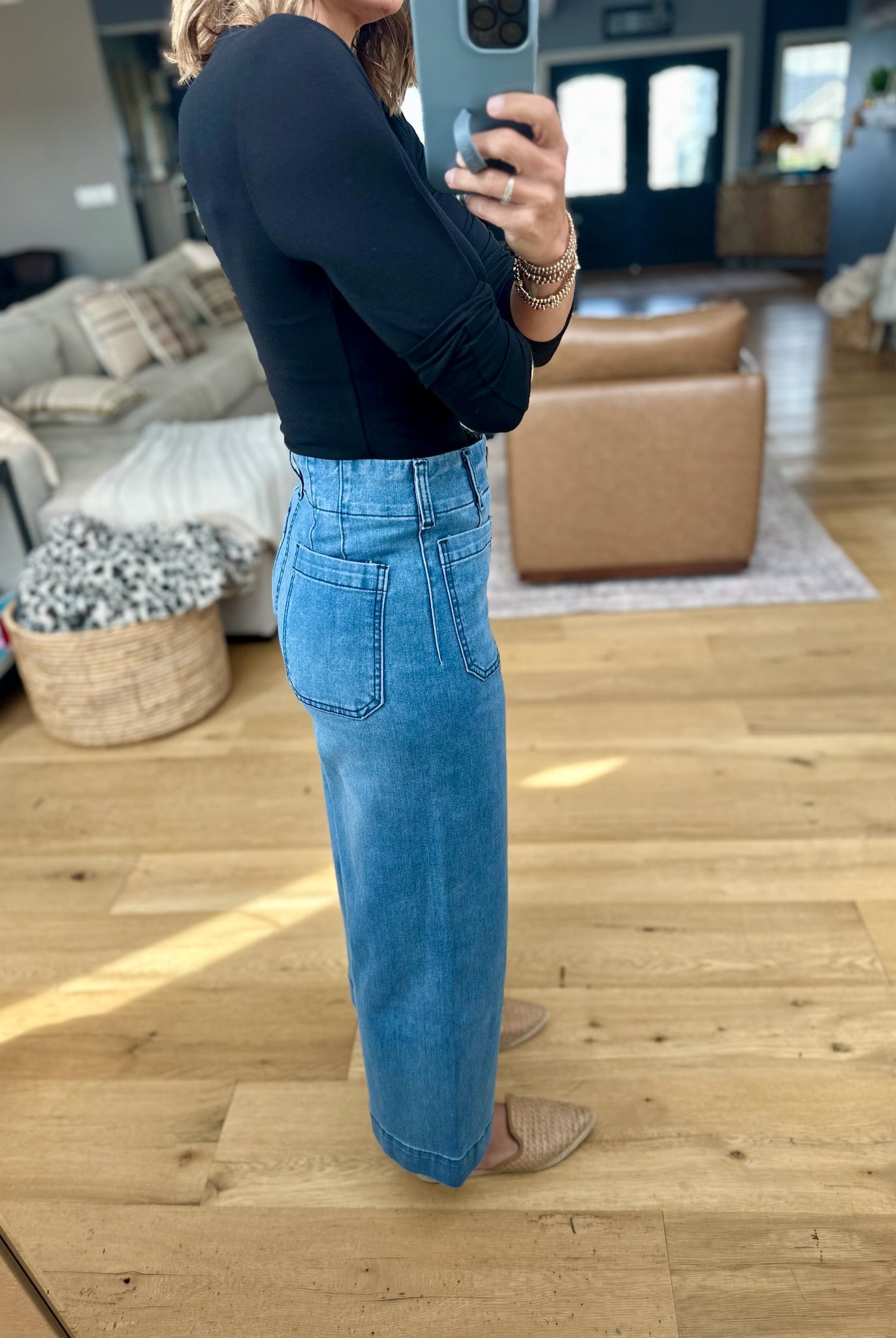 The Ophelia Wide-Leg Denim 2.0-Eesome-Anna Kaytes Boutique, Women's Fashion Boutique in Grinnell, Iowa