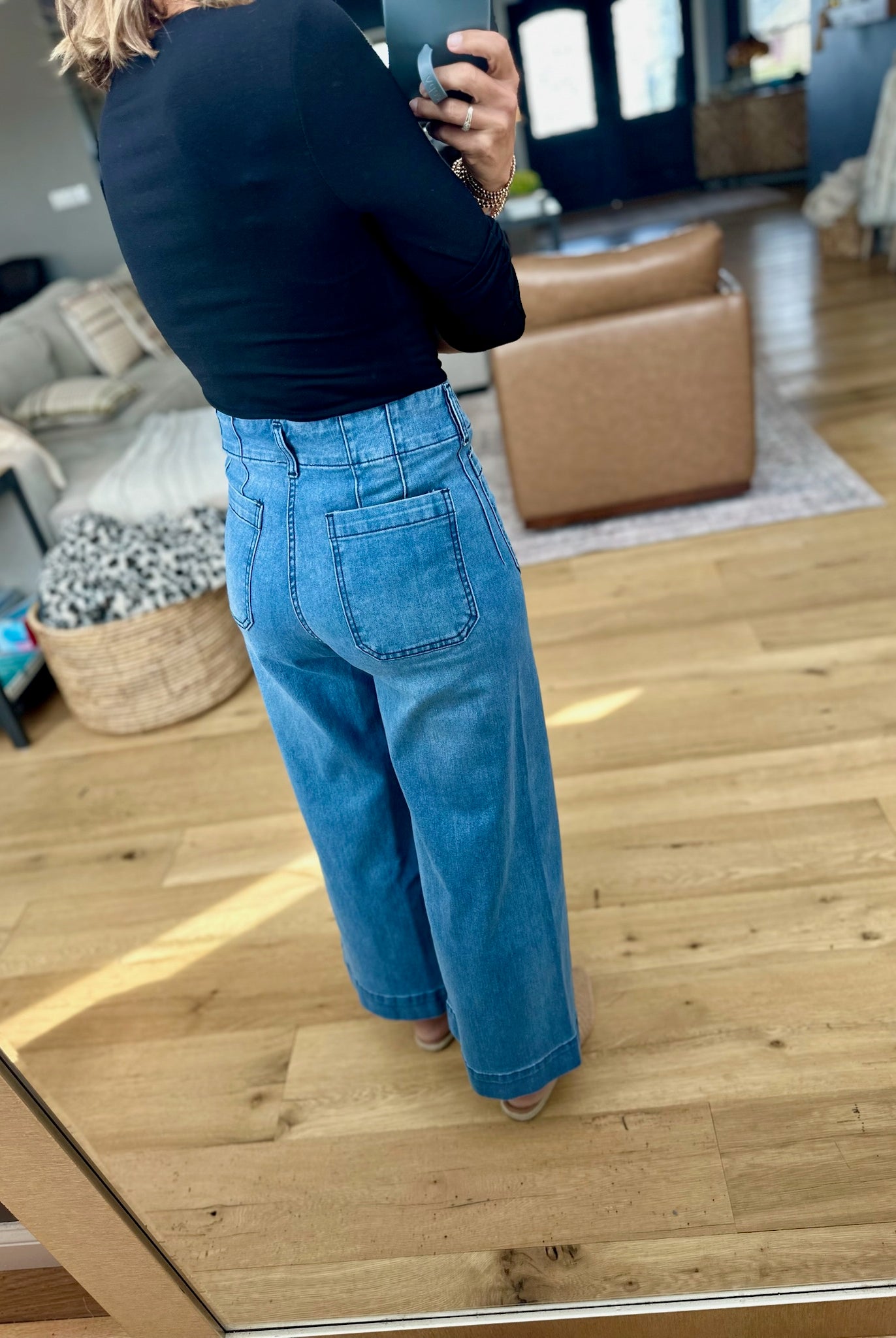 The Ophelia Wide-Leg Denim 2.0-Eesome-Anna Kaytes Boutique, Women's Fashion Boutique in Grinnell, Iowa