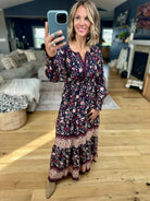 Boho Bloom Floral Maxi Dress-In Loom-Anna Kaytes Boutique, Women's Fashion Boutique in Grinnell, Iowa