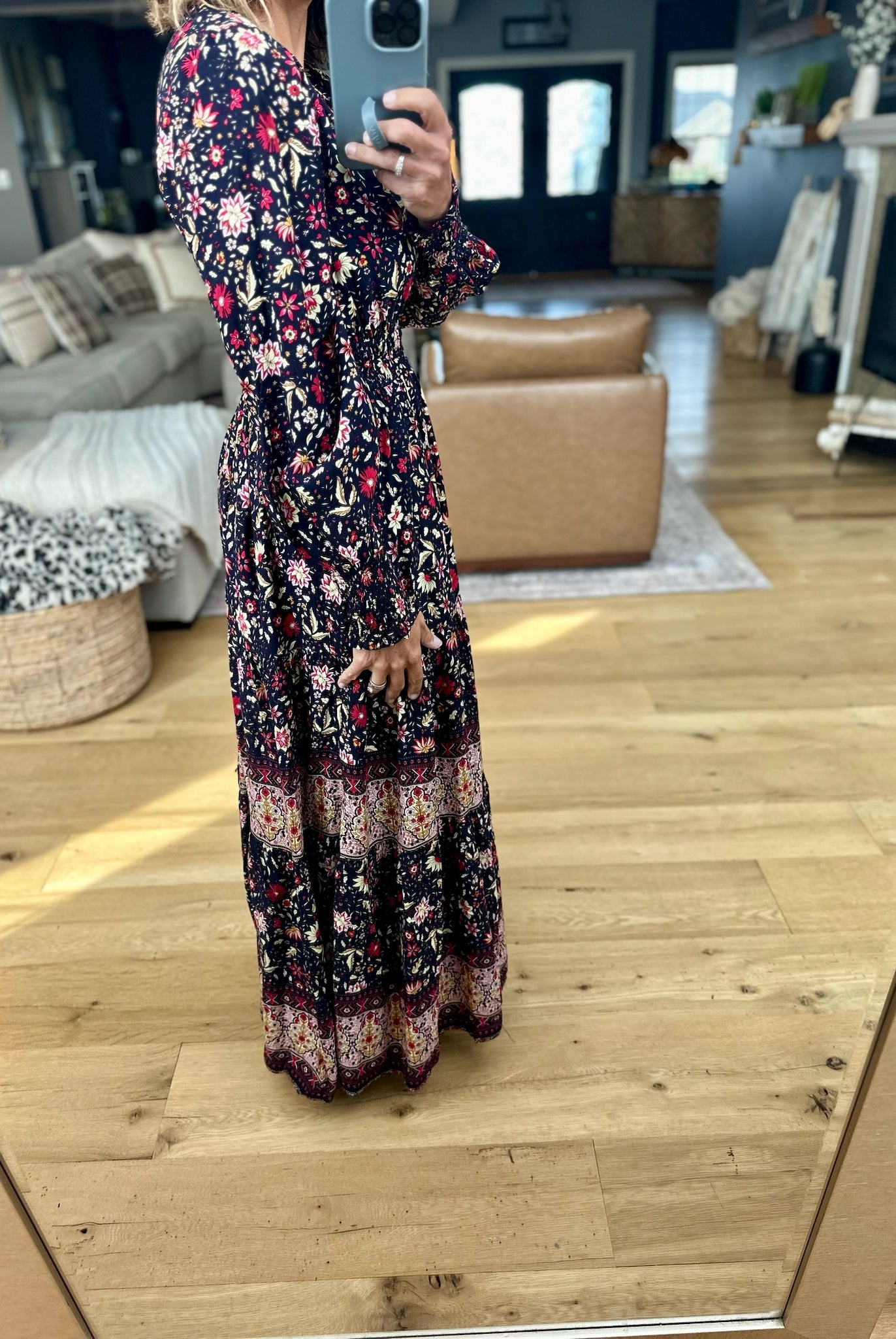 Boho Bloom Floral Maxi Dress-In Loom-Anna Kaytes Boutique, Women's Fashion Boutique in Grinnell, Iowa