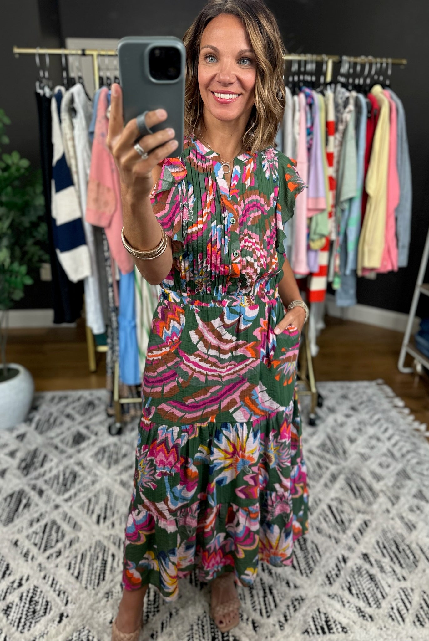 High Expectations Pocket Maxi Dress-Dresses-THML-Anna Kaytes Boutique, Women's Fashion Boutique in Grinnell, Iowa