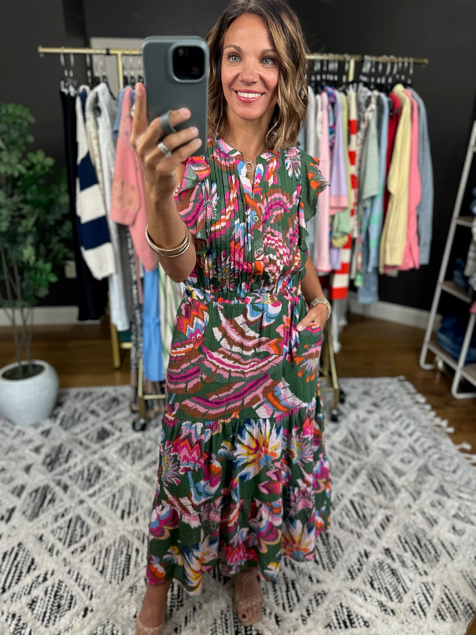 High Expectations Pocket Maxi Dress-Dresses-THML-Anna Kaytes Boutique, Women's Fashion Boutique in Grinnell, Iowa