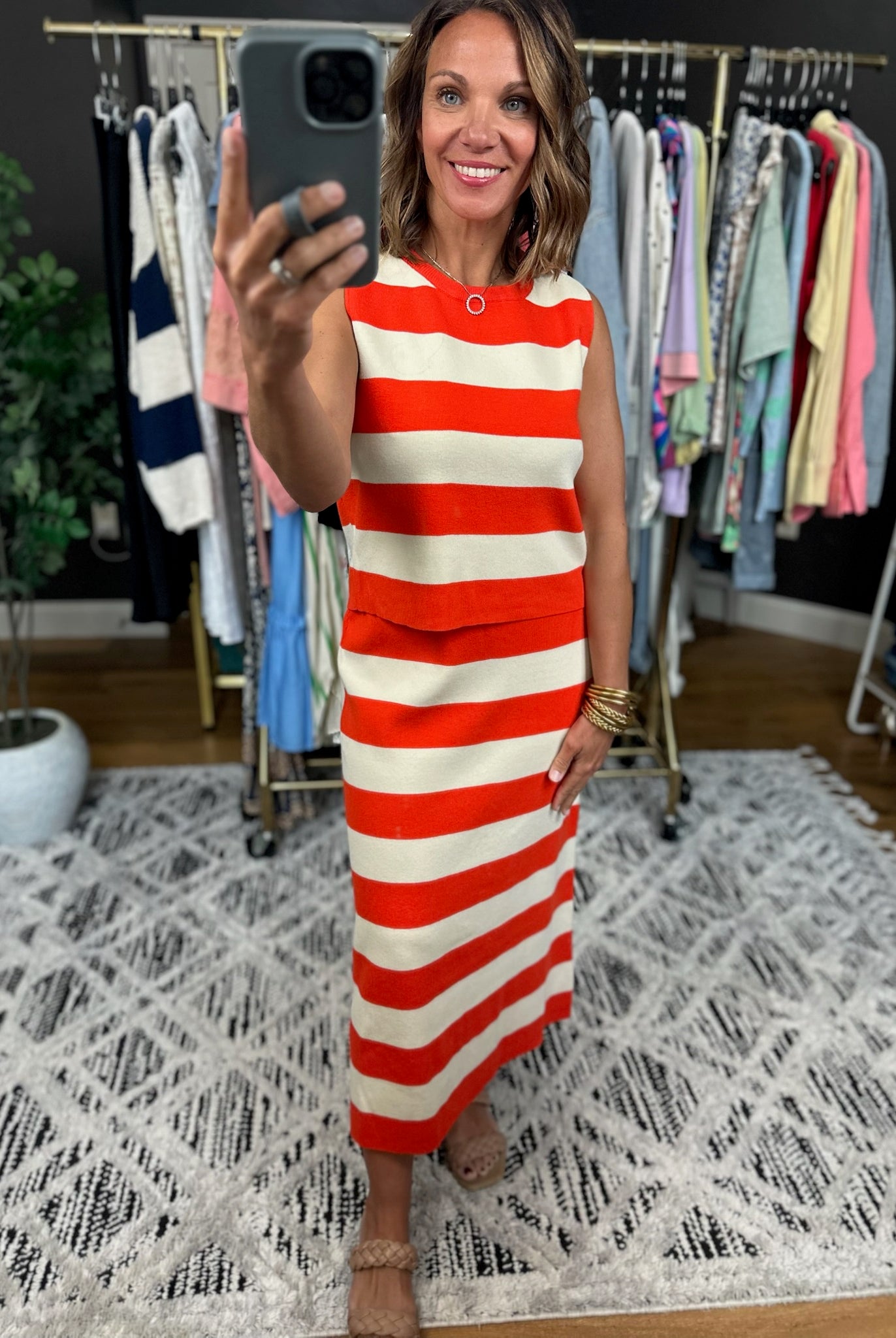 Play It Safe Sweater Tank + Skirt Set-Dresses-Wishlist-Anna Kaytes Boutique, Women's Fashion Boutique in Grinnell, Iowa