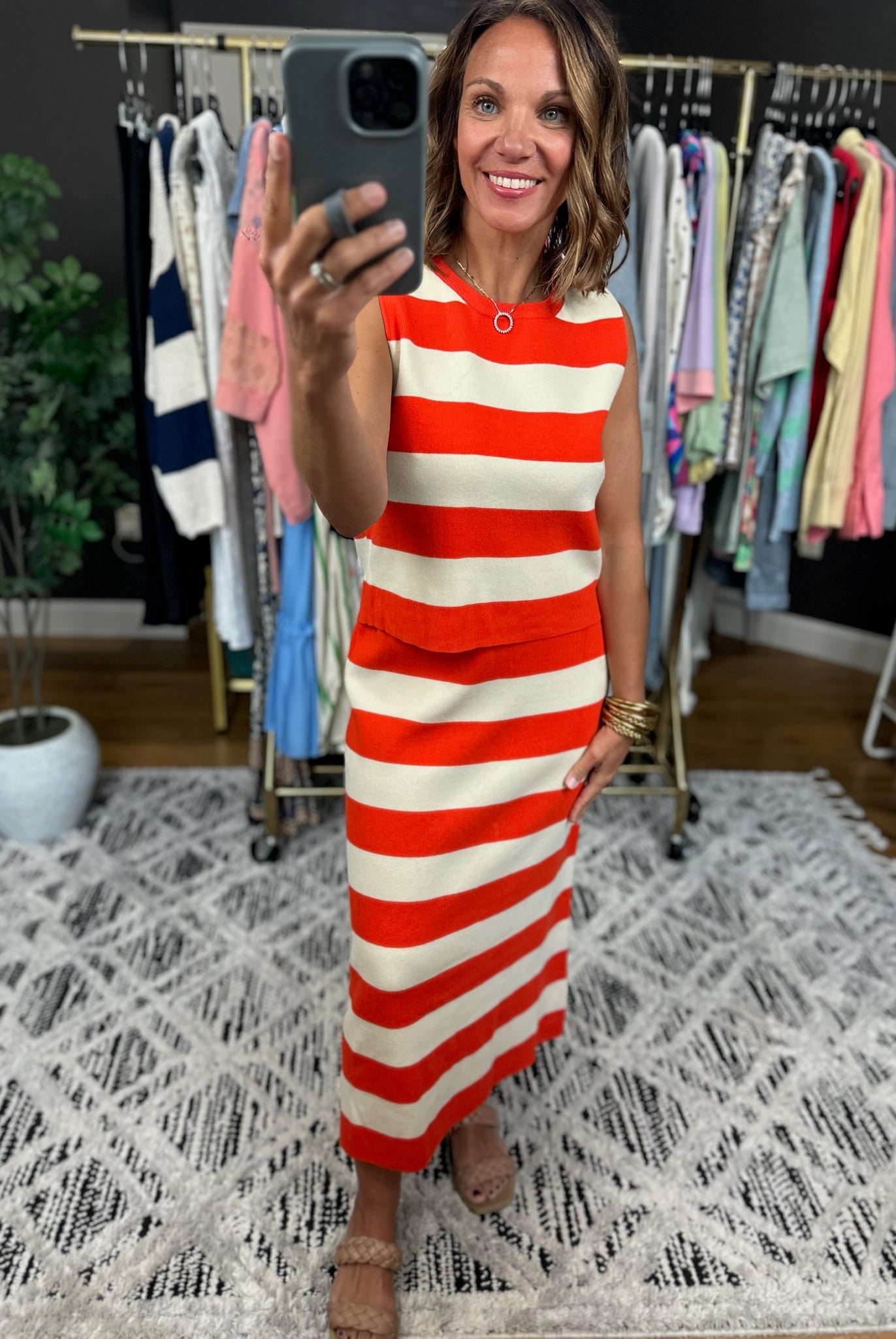 Play It Safe Sweater Tank + Skirt Set-Dresses-Wishlist-Anna Kaytes Boutique, Women's Fashion Boutique in Grinnell, Iowa