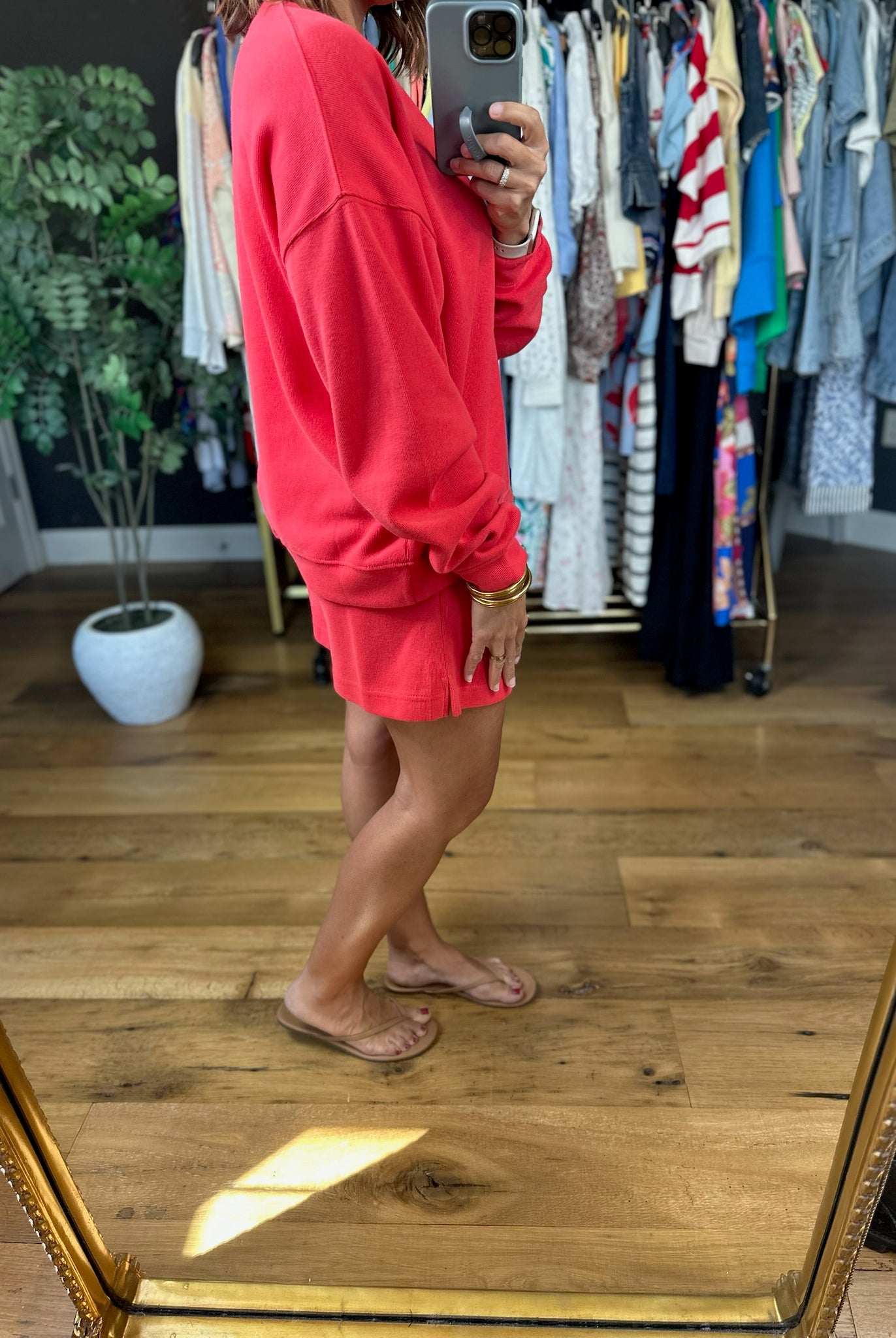 No Doubts Crew + Shorts Set-Sweaters-Wishlist-Anna Kaytes Boutique, Women's Fashion Boutique in Grinnell, Iowa