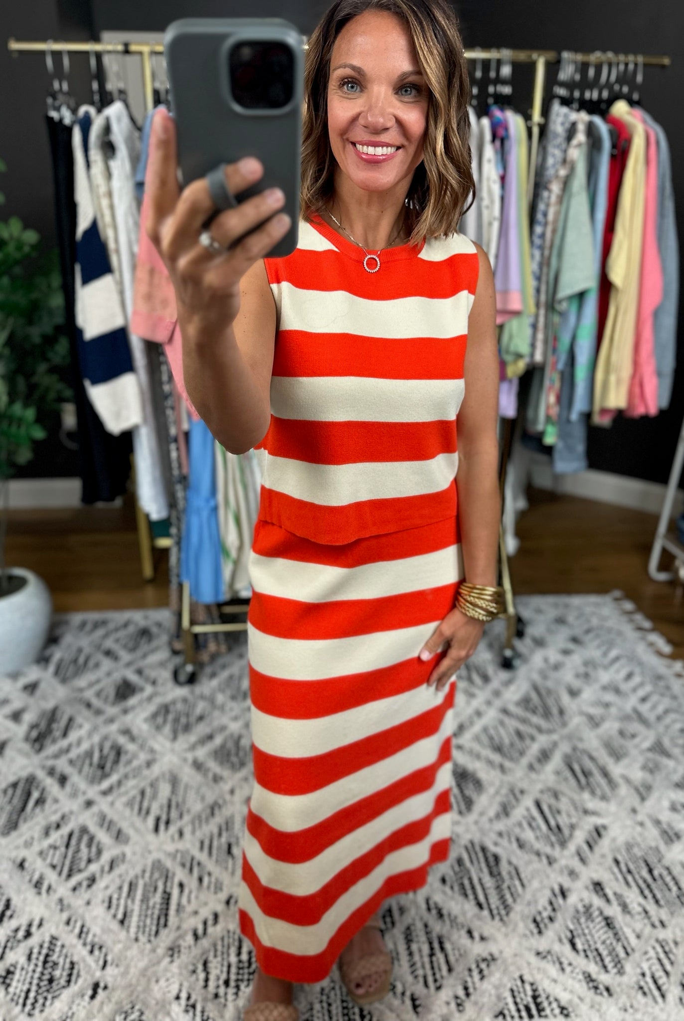 Play It Safe Sweater Tank + Skirt Set-Dresses-Wishlist-Anna Kaytes Boutique, Women's Fashion Boutique in Grinnell, Iowa