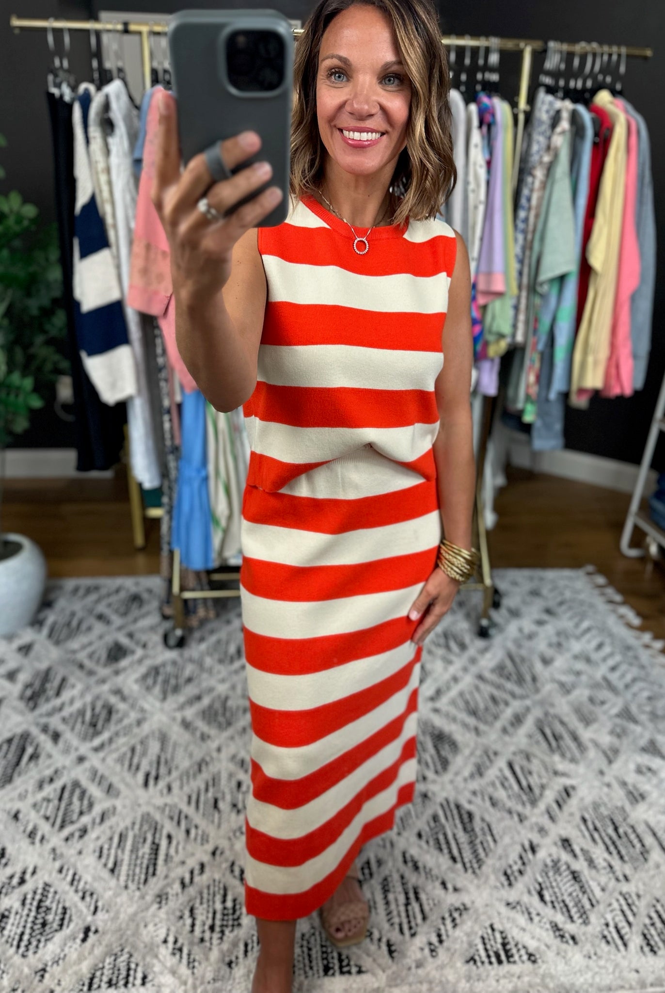 Play It Safe Sweater Tank + Skirt Set-Dresses-Wishlist-Anna Kaytes Boutique, Women's Fashion Boutique in Grinnell, Iowa