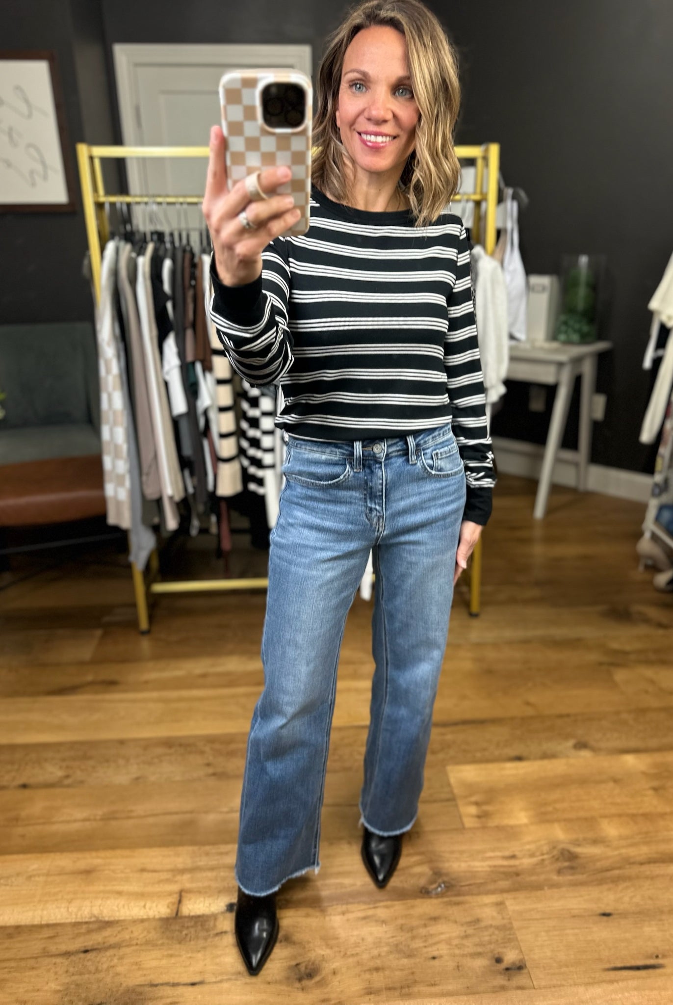 The Maisy High Rise Ankle Dad Jean-Vervet-Anna Kaytes Boutique, Women's Fashion Boutique in Grinnell, Iowa