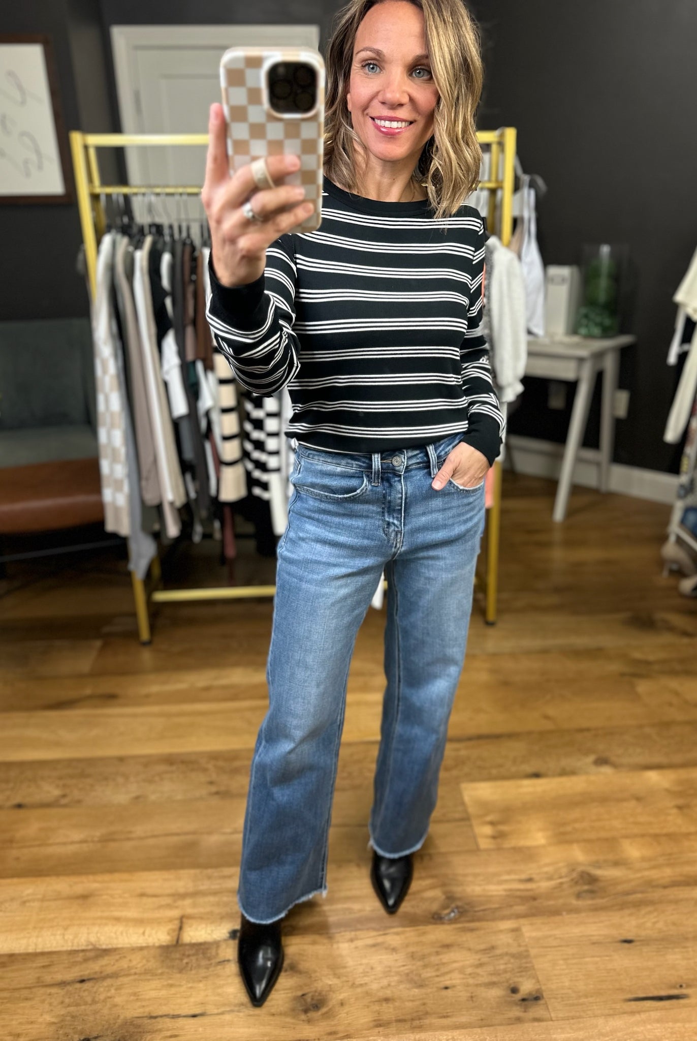 The Maisy High Rise Ankle Dad Jean-Vervet-Anna Kaytes Boutique, Women's Fashion Boutique in Grinnell, Iowa