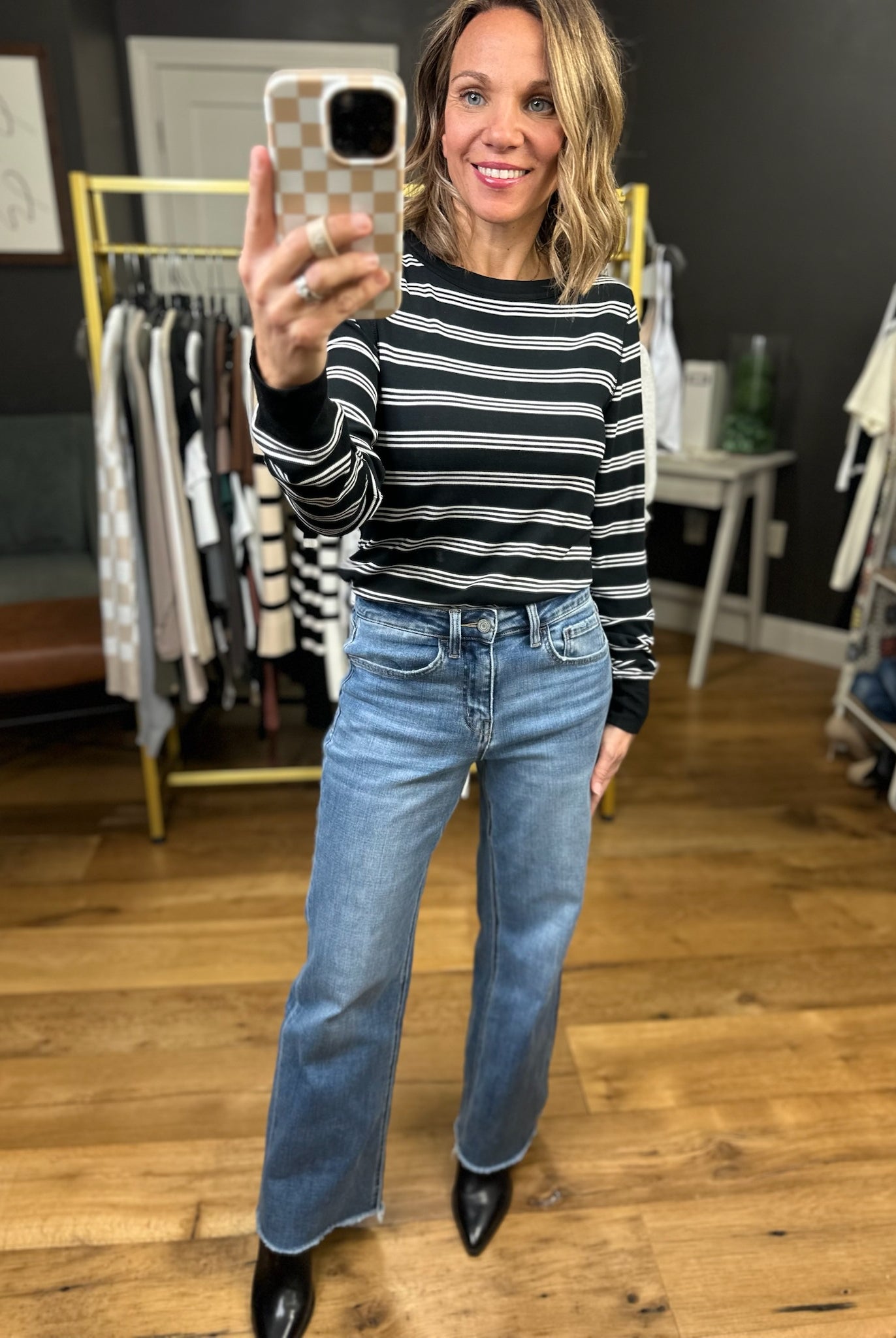 The Maisy High Rise Ankle Dad Jean-Vervet-Anna Kaytes Boutique, Women's Fashion Boutique in Grinnell, Iowa