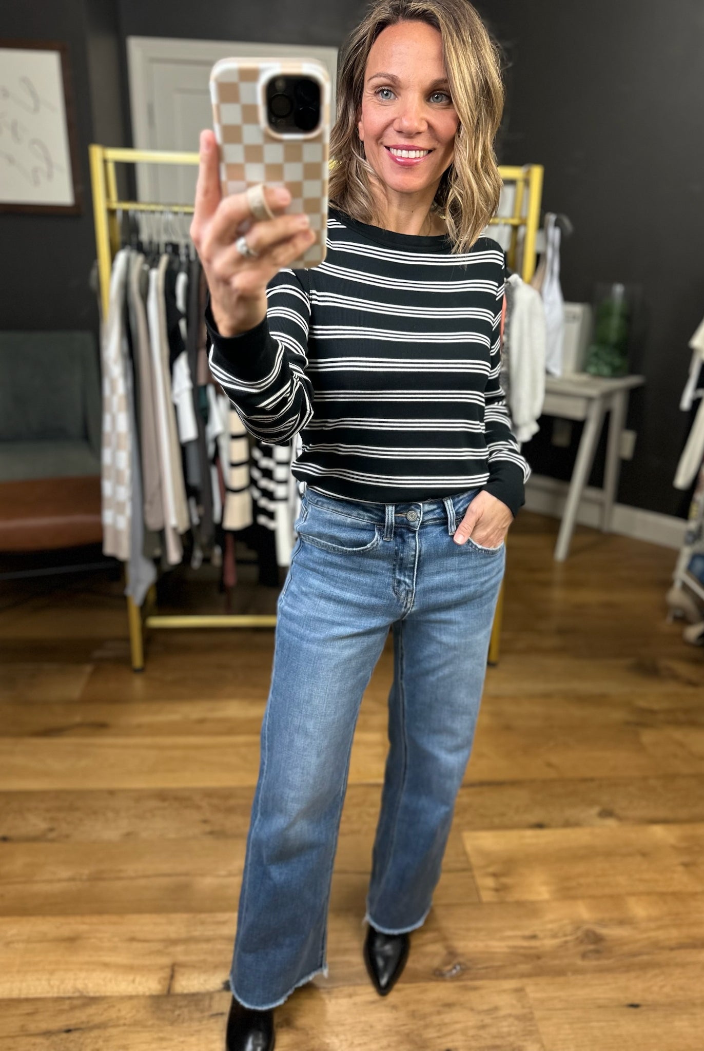 The Maisy High Rise Ankle Dad Jean-Vervet-Anna Kaytes Boutique, Women's Fashion Boutique in Grinnell, Iowa