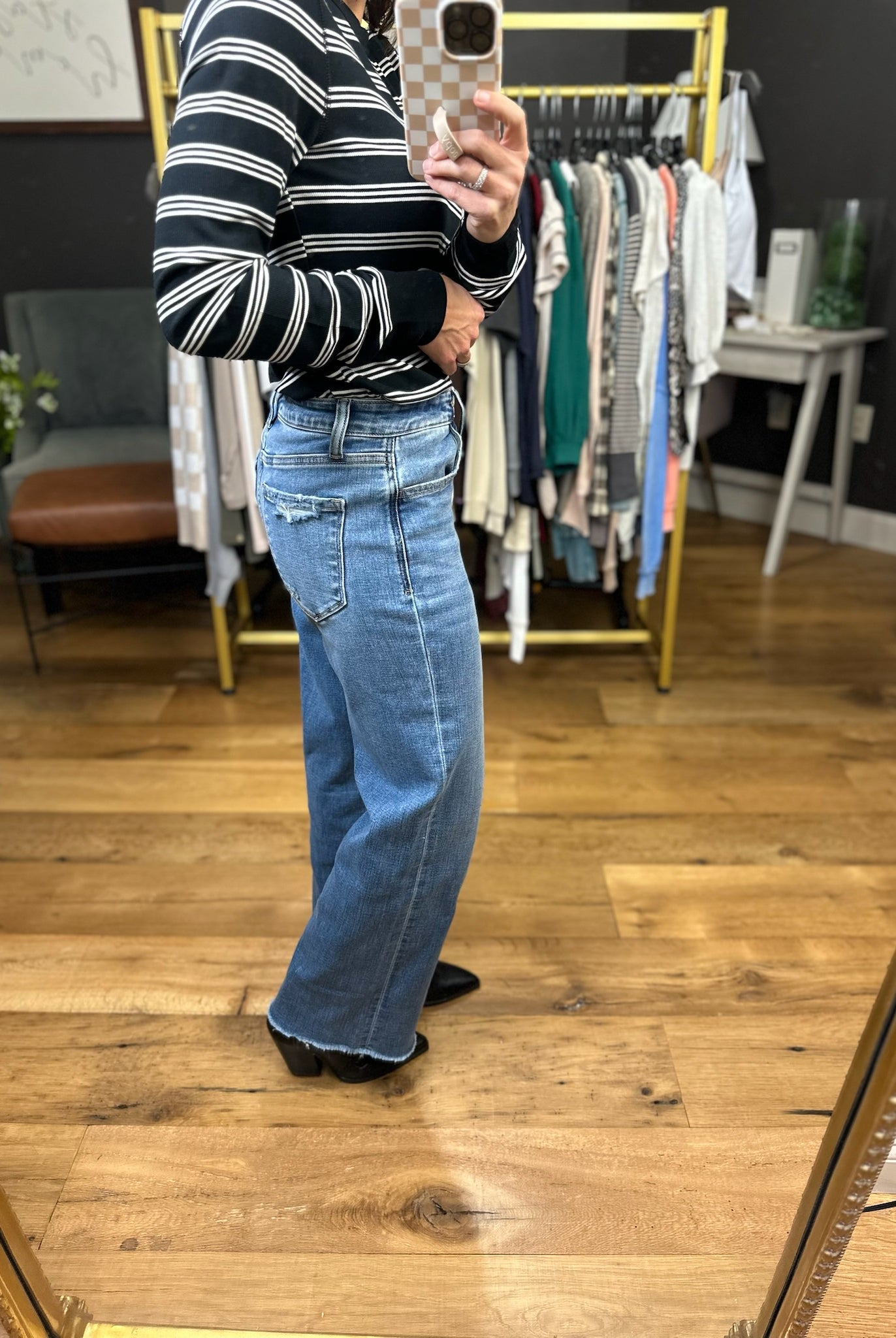The Maisy High Rise Ankle Dad Jean-Vervet-Anna Kaytes Boutique, Women's Fashion Boutique in Grinnell, Iowa