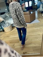 On The Way Animal Print Crew Sweater-Wishlist-Anna Kaytes Boutique, Women's Fashion Boutique in Grinnell, Iowa