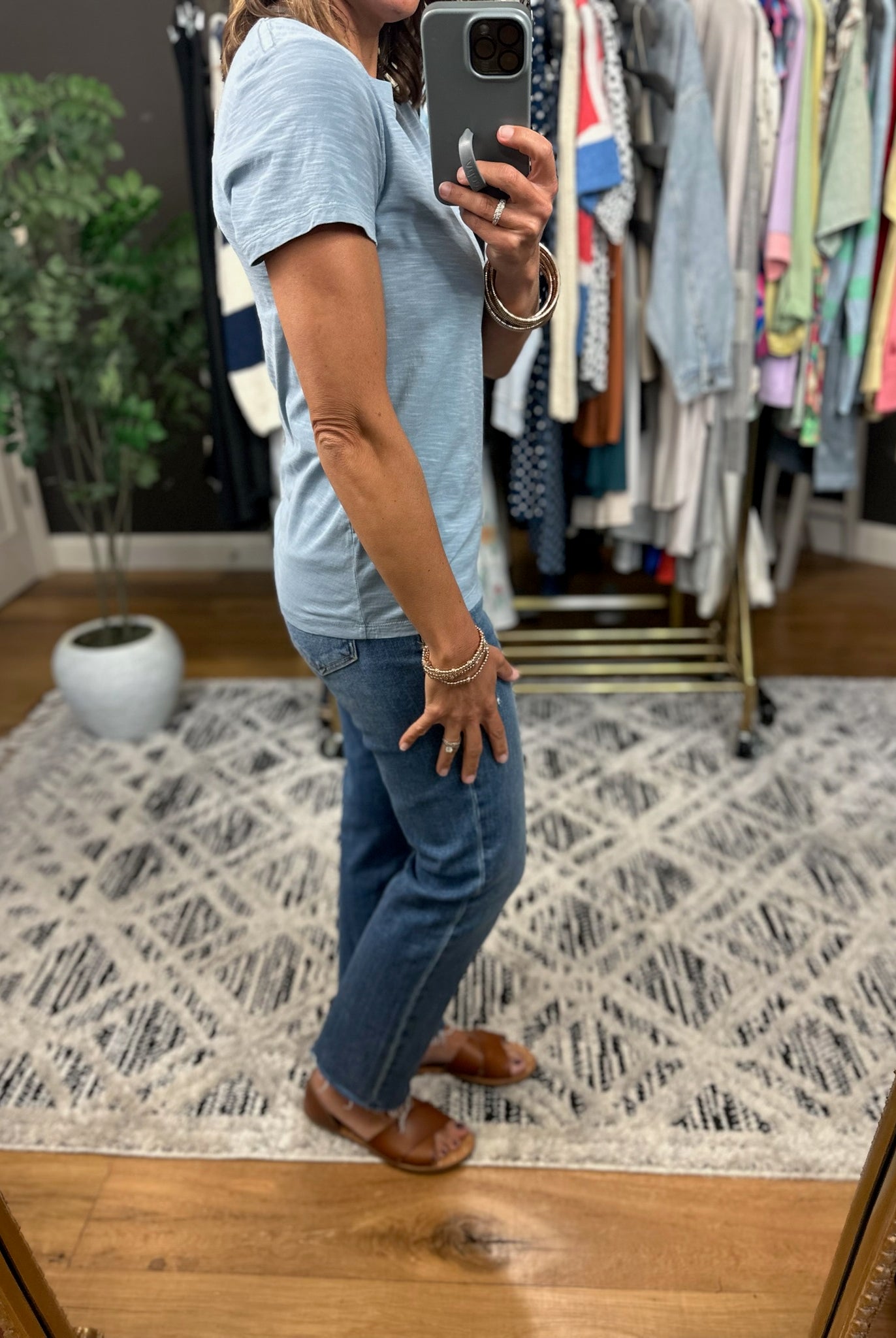 Simple Problems Crew Tee-Short Sleeves-Be Cool-Anna Kaytes Boutique, Women's Fashion Boutique in Grinnell, Iowa