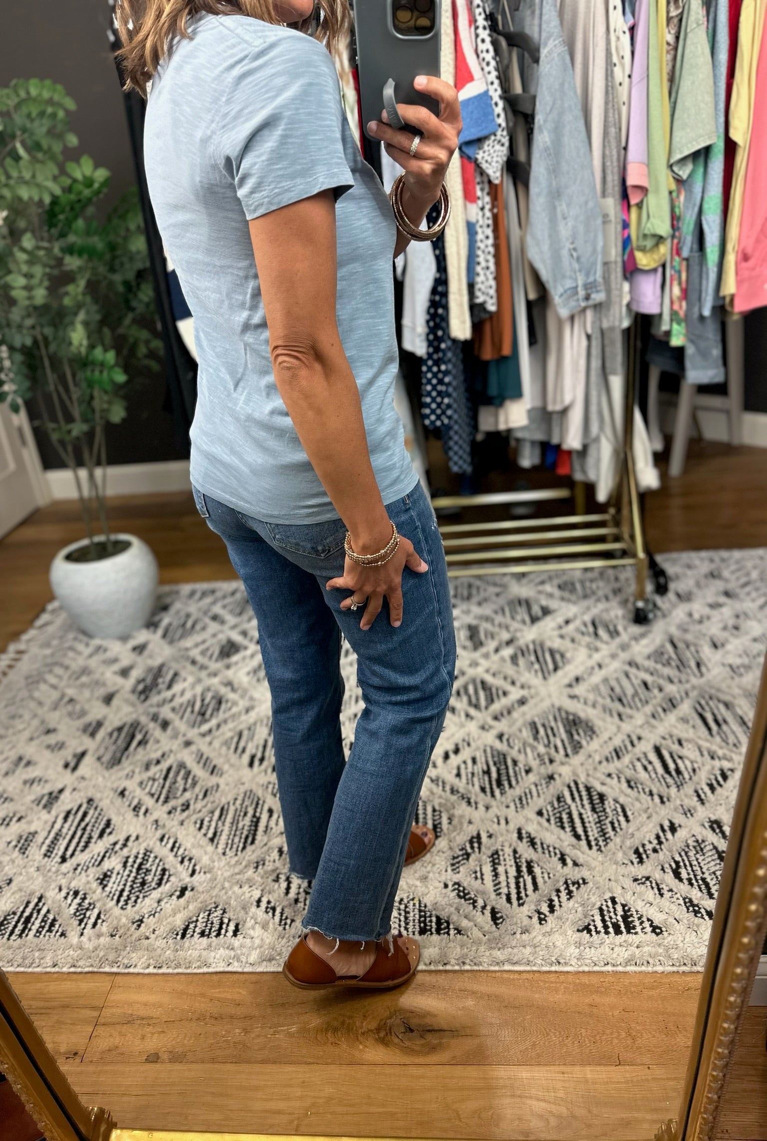 Simple Problems Crew Tee-Short Sleeves-Be Cool-Anna Kaytes Boutique, Women's Fashion Boutique in Grinnell, Iowa