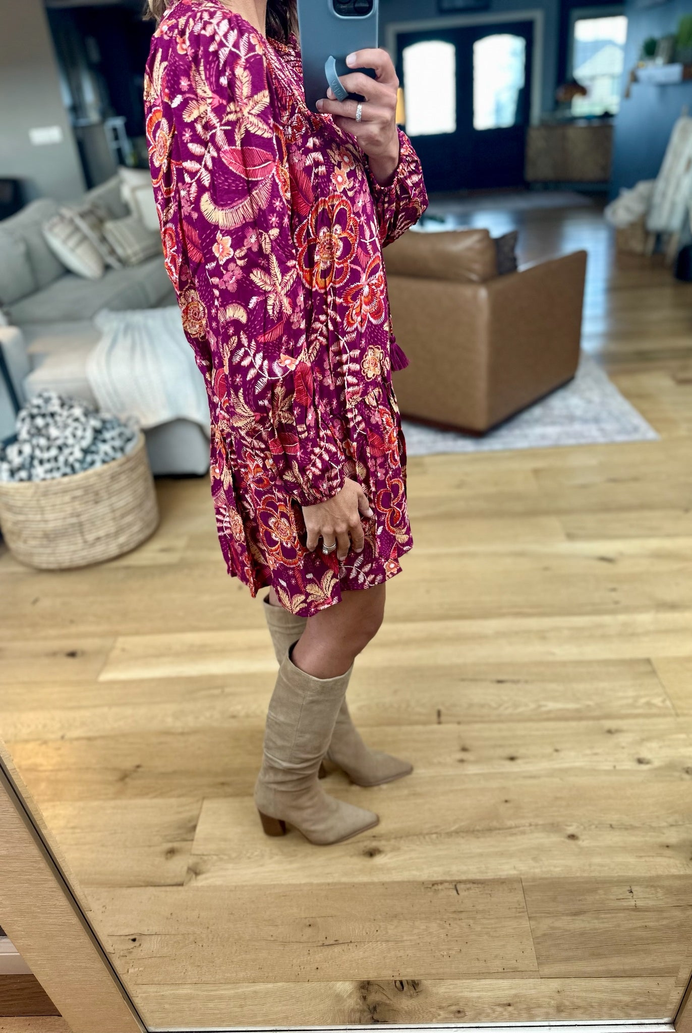 The Best Of You Floral Dress-Day & Moon-Anna Kaytes Boutique, Women's Fashion Boutique in Grinnell, Iowa