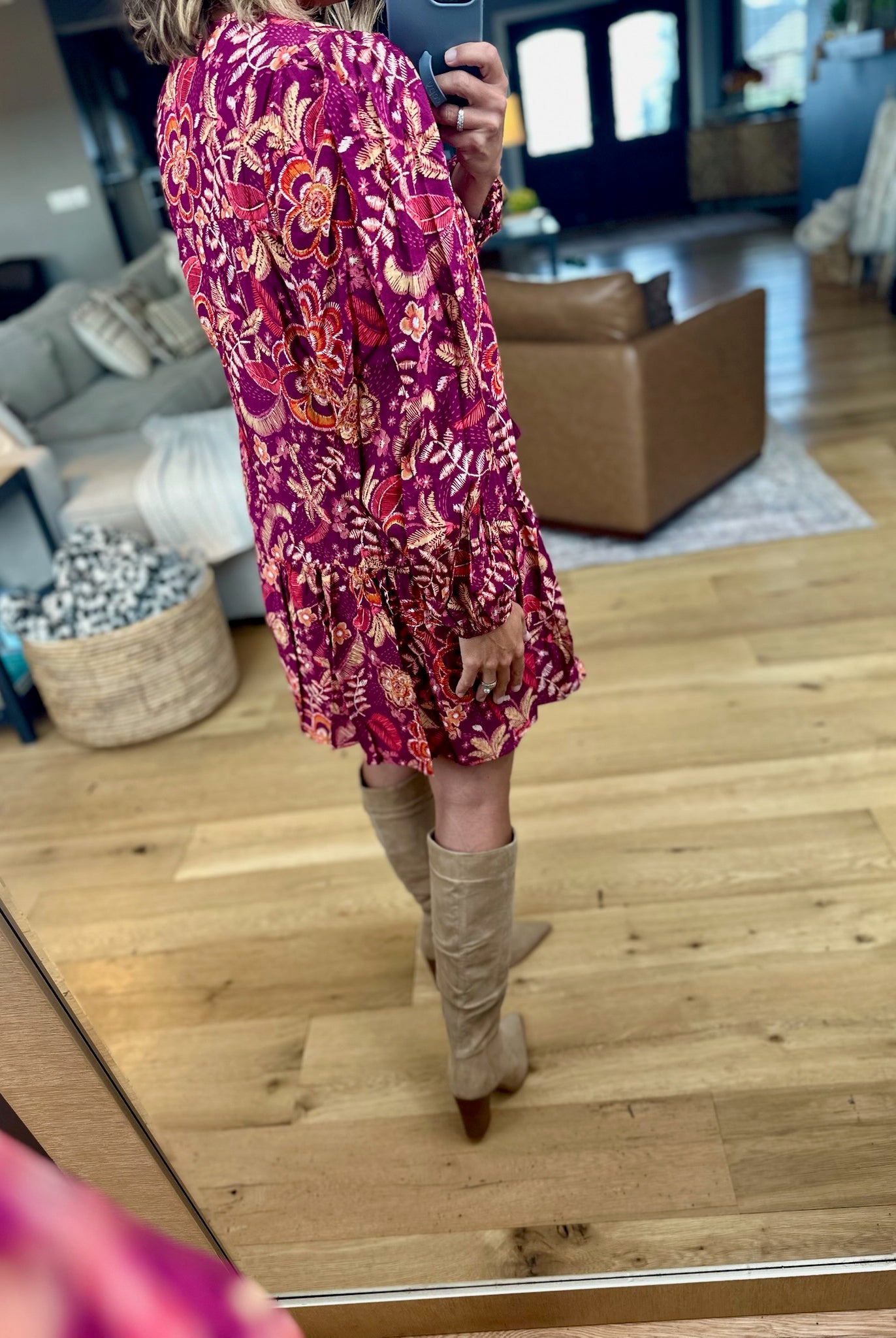 The Best Of You Floral Dress-Day & Moon-Anna Kaytes Boutique, Women's Fashion Boutique in Grinnell, Iowa