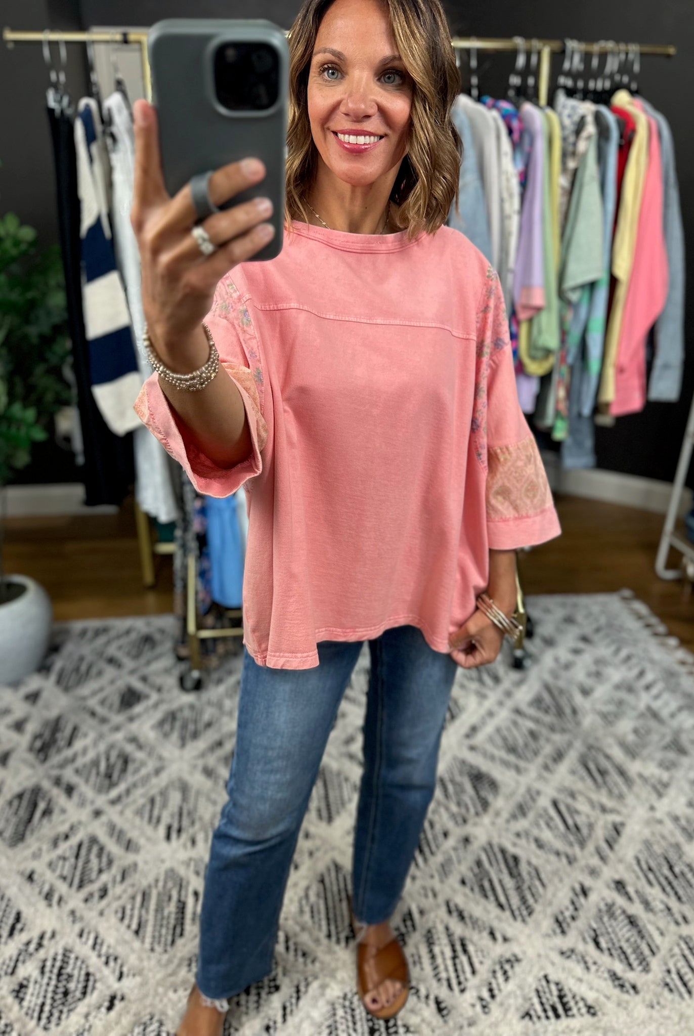 On Your Side Boxy Tee-Short Sleeves-Easel-Anna Kaytes Boutique, Women's Fashion Boutique in Grinnell, Iowa