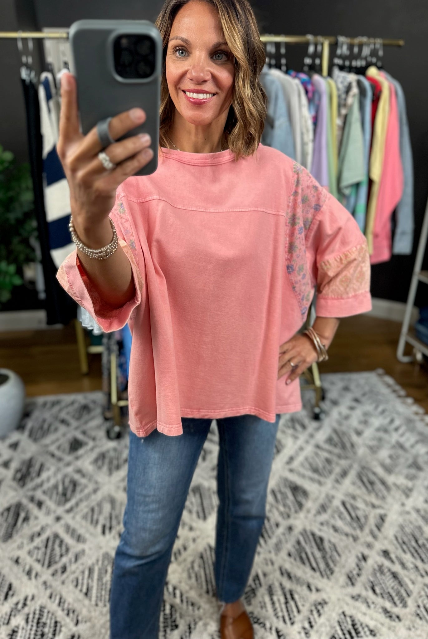 On Your Side Boxy Tee-Short Sleeves-Easel-Anna Kaytes Boutique, Women's Fashion Boutique in Grinnell, Iowa