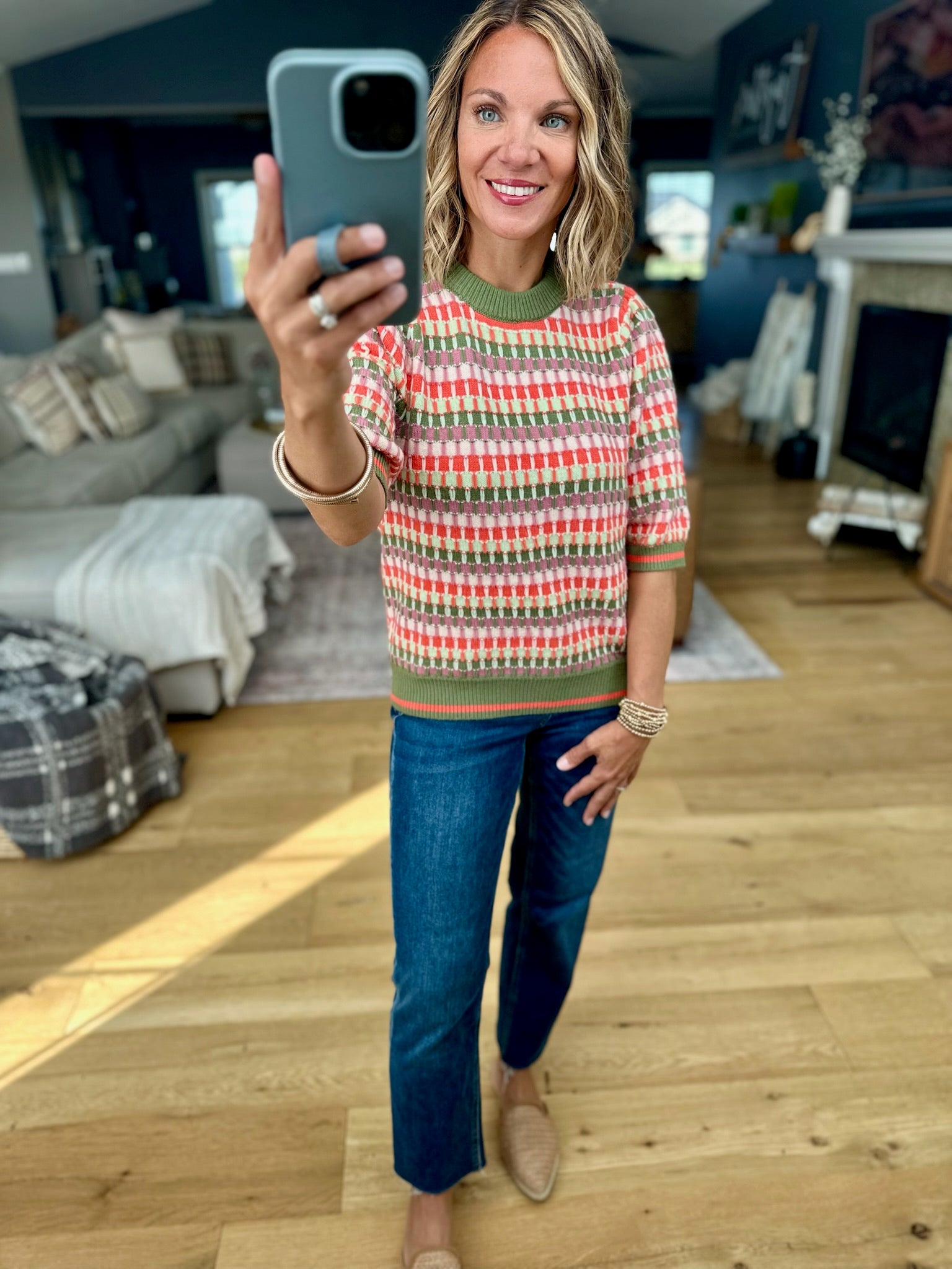 Sienna Skies Knit Top-THML-Anna Kaytes Boutique, Women's Fashion Boutique in Grinnell, Iowa