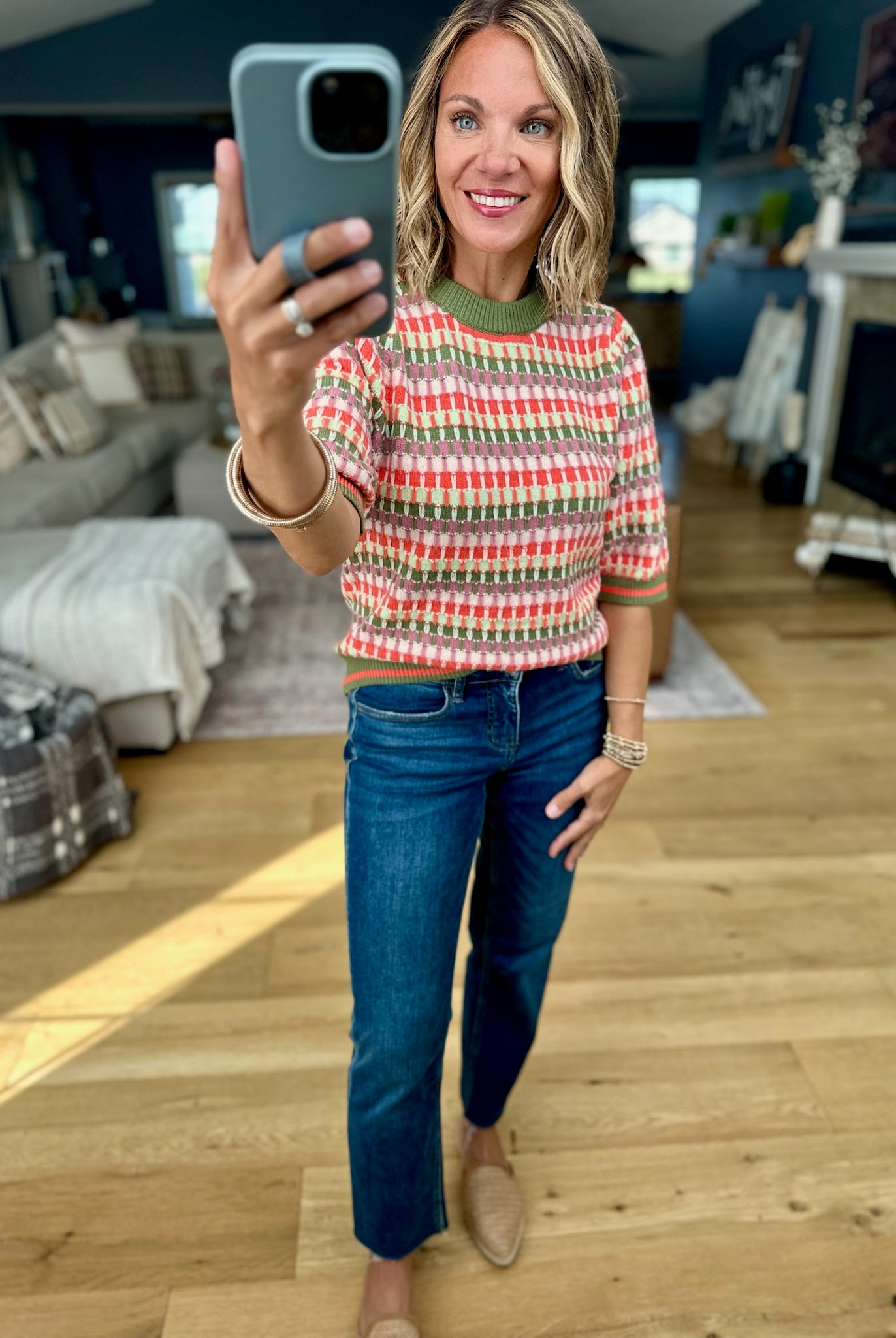 Sienna Skies Knit Top-THML-Anna Kaytes Boutique, Women's Fashion Boutique in Grinnell, Iowa