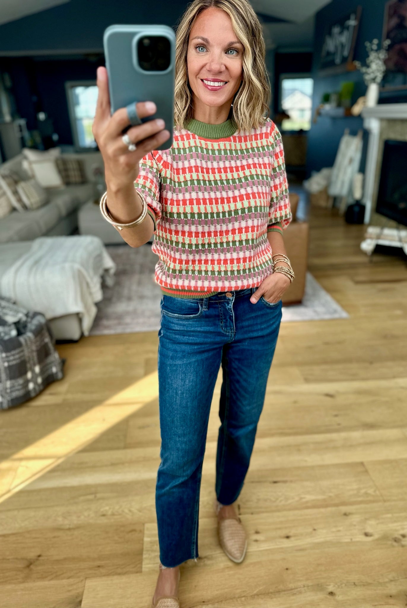 Sienna Skies Knit Top-THML-Anna Kaytes Boutique, Women's Fashion Boutique in Grinnell, Iowa