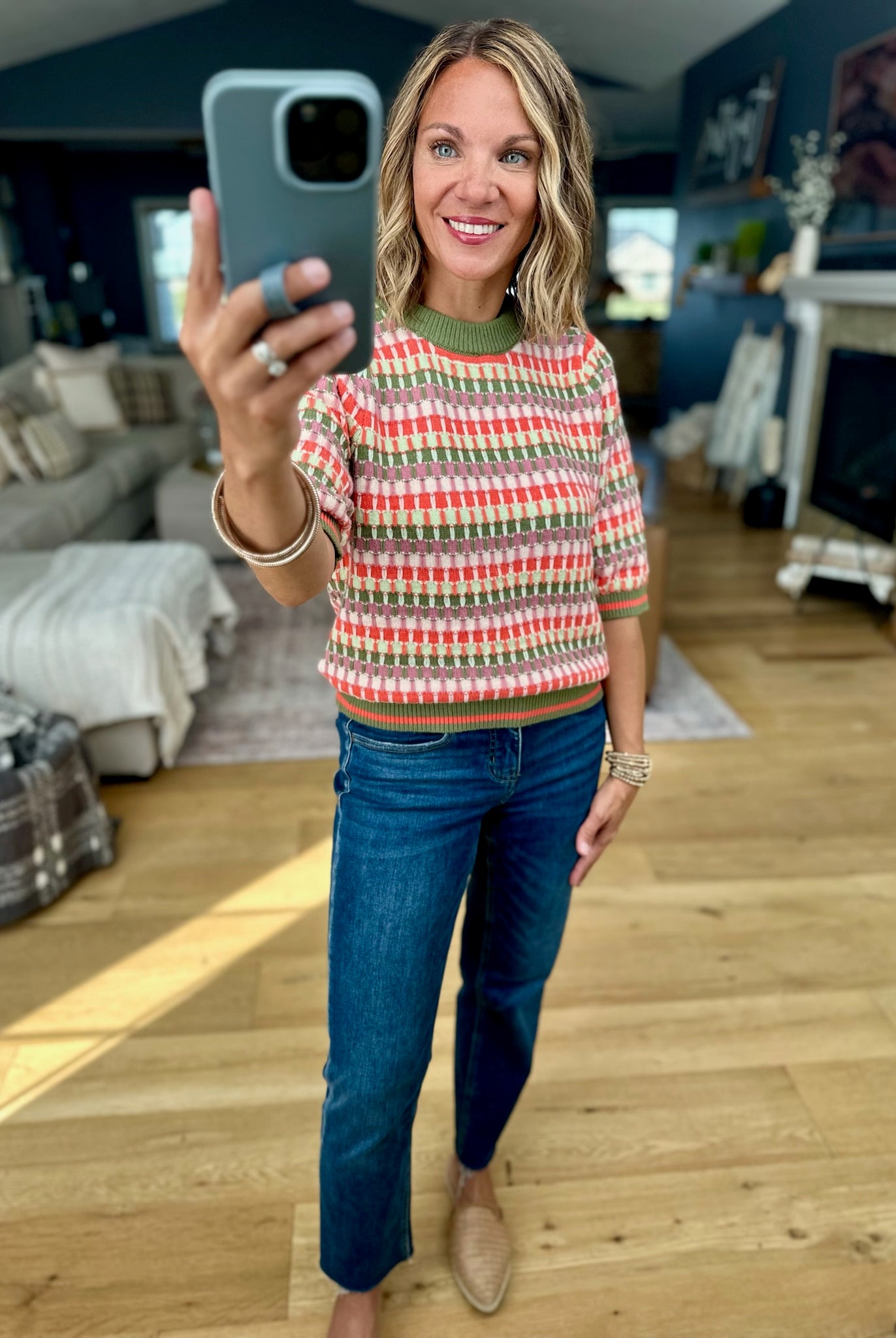 Sienna Skies Knit Top-THML-Anna Kaytes Boutique, Women's Fashion Boutique in Grinnell, Iowa