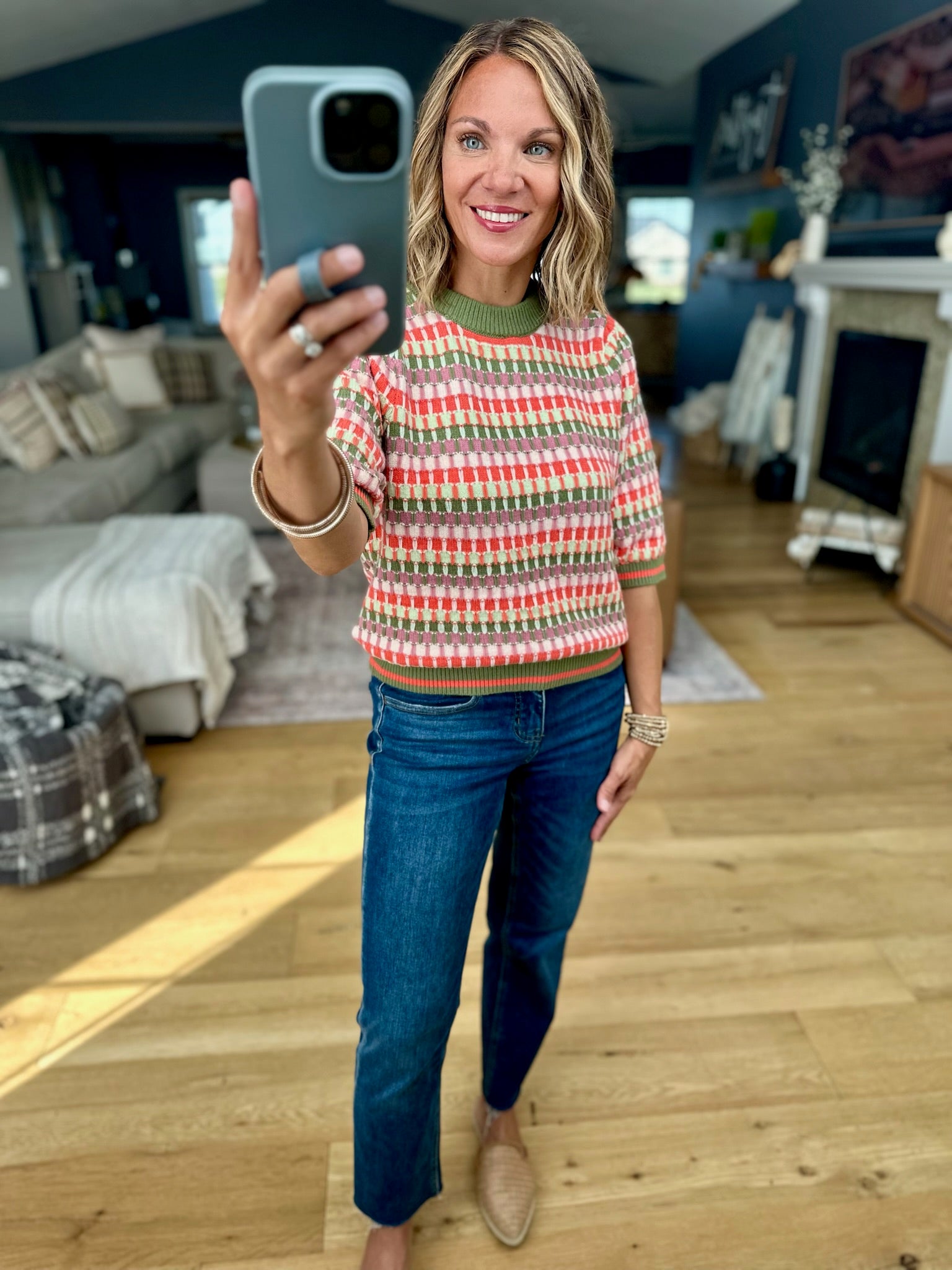 Sienna Skies Knit Top-THML-Anna Kaytes Boutique, Women's Fashion Boutique in Grinnell, Iowa