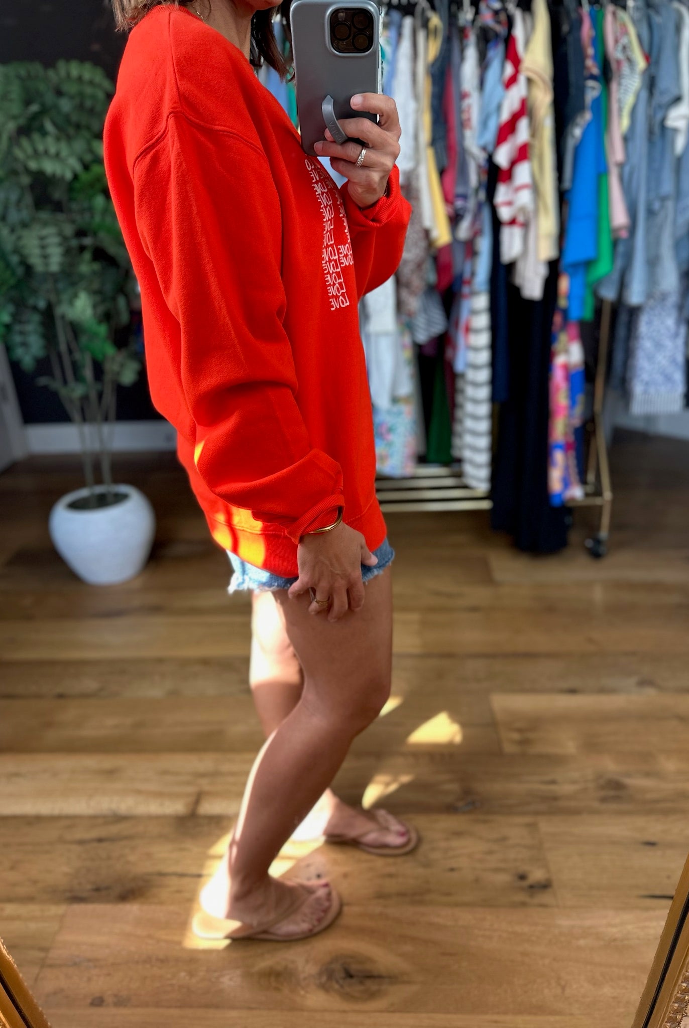 Z Supply Love USA Sweatshirt-Sweaters-Z Supply-Anna Kaytes Boutique, Women's Fashion Boutique in Grinnell, Iowa
