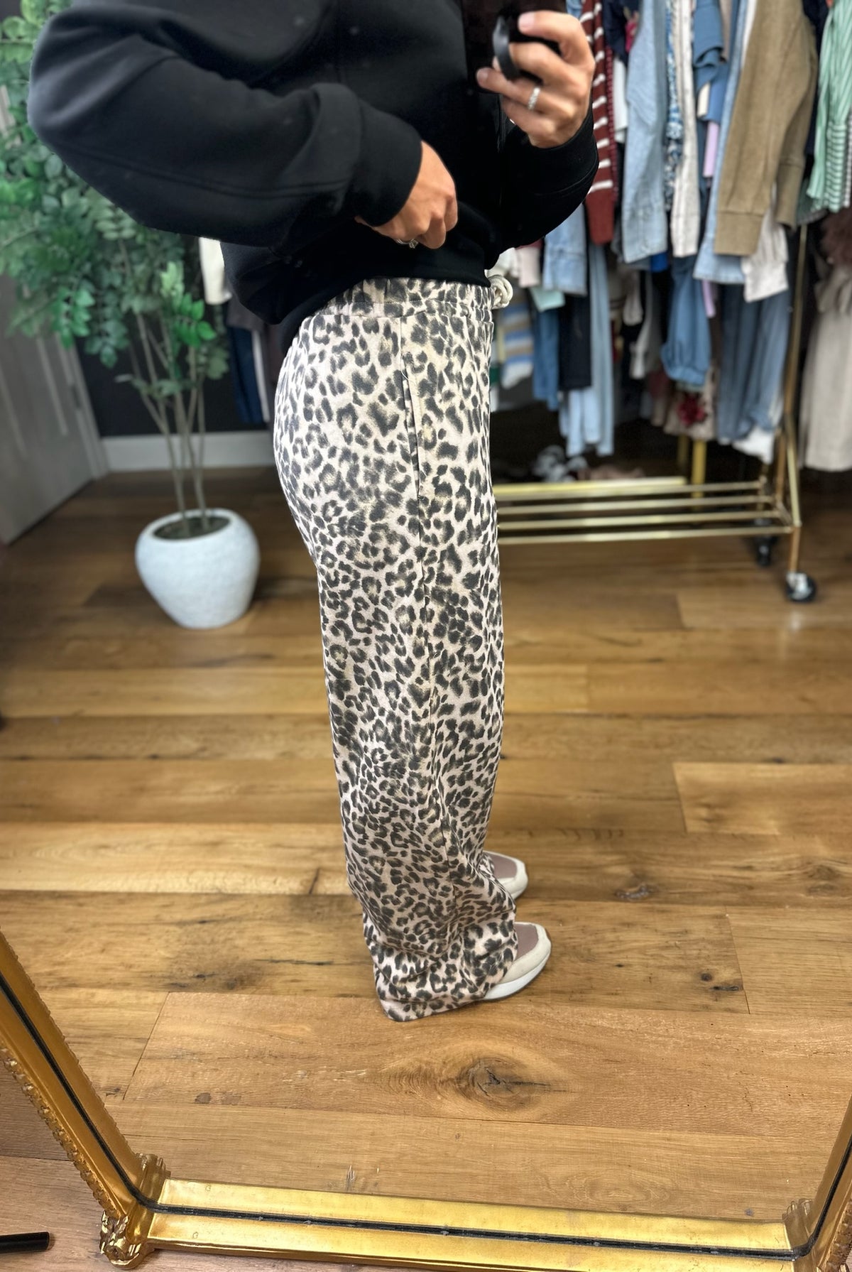 On The Spot Leopard Print Pant-Pants-JOA-Anna Kaytes Boutique, Women's Fashion Boutique in Grinnell, Iowa