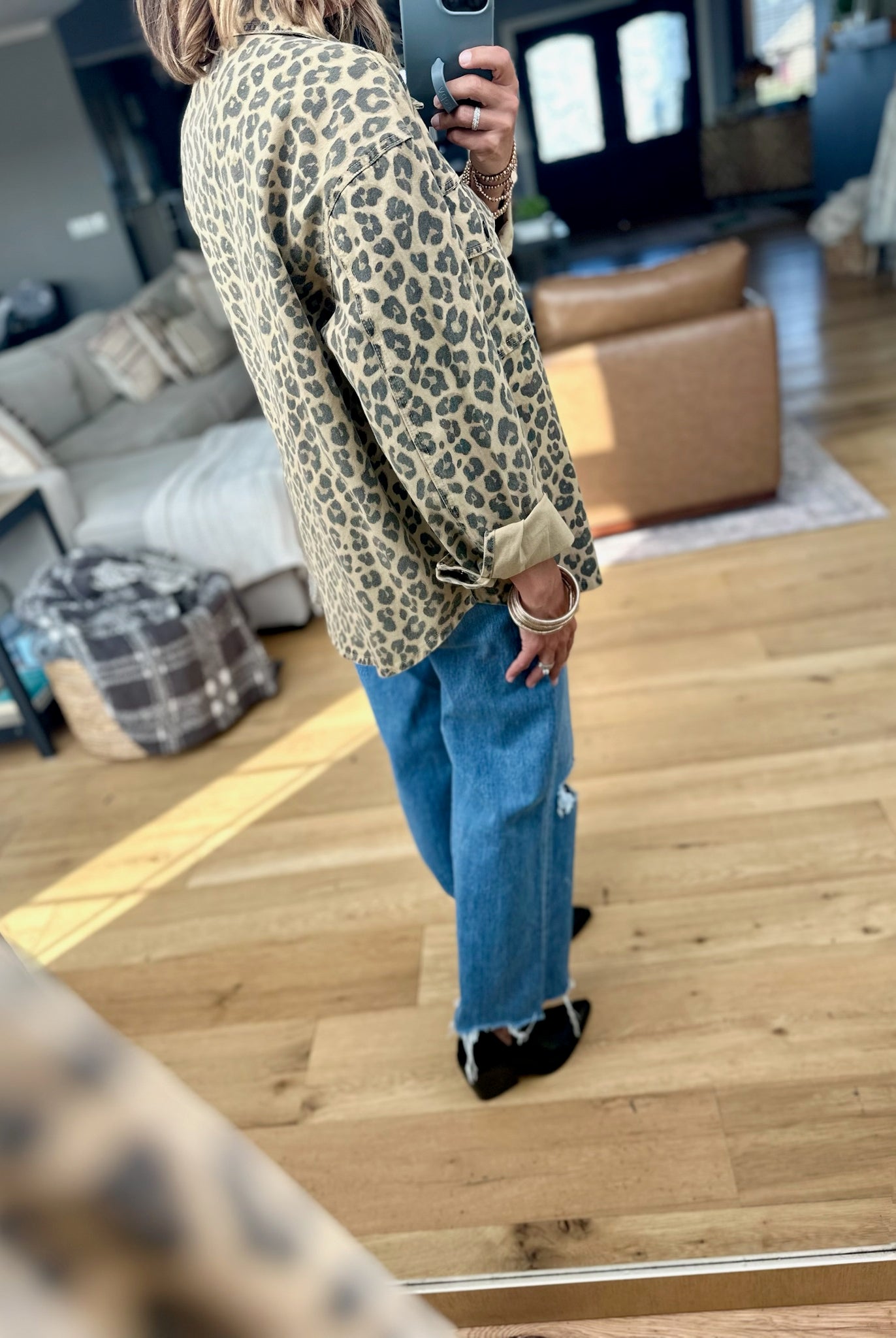 **Wild At Heart Leopard Print Jacket-Blu Pepper-Anna Kaytes Boutique, Women's Fashion Boutique in Grinnell, Iowa