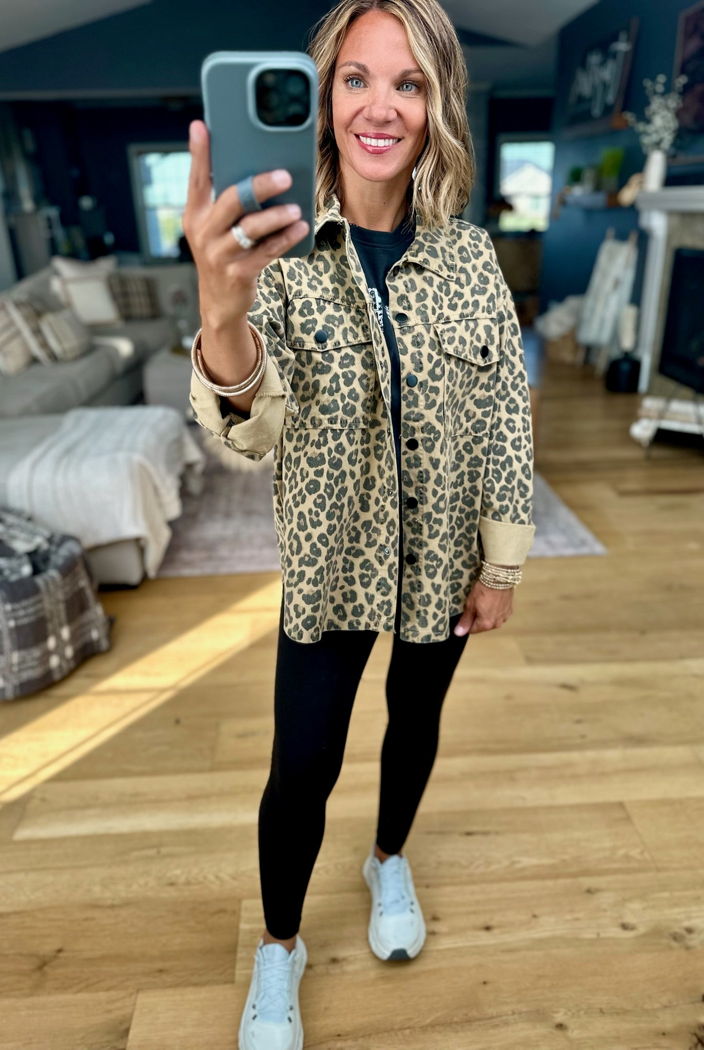 **Wild At Heart Leopard Print Jacket-Blu Pepper-Anna Kaytes Boutique, Women's Fashion Boutique in Grinnell, Iowa
