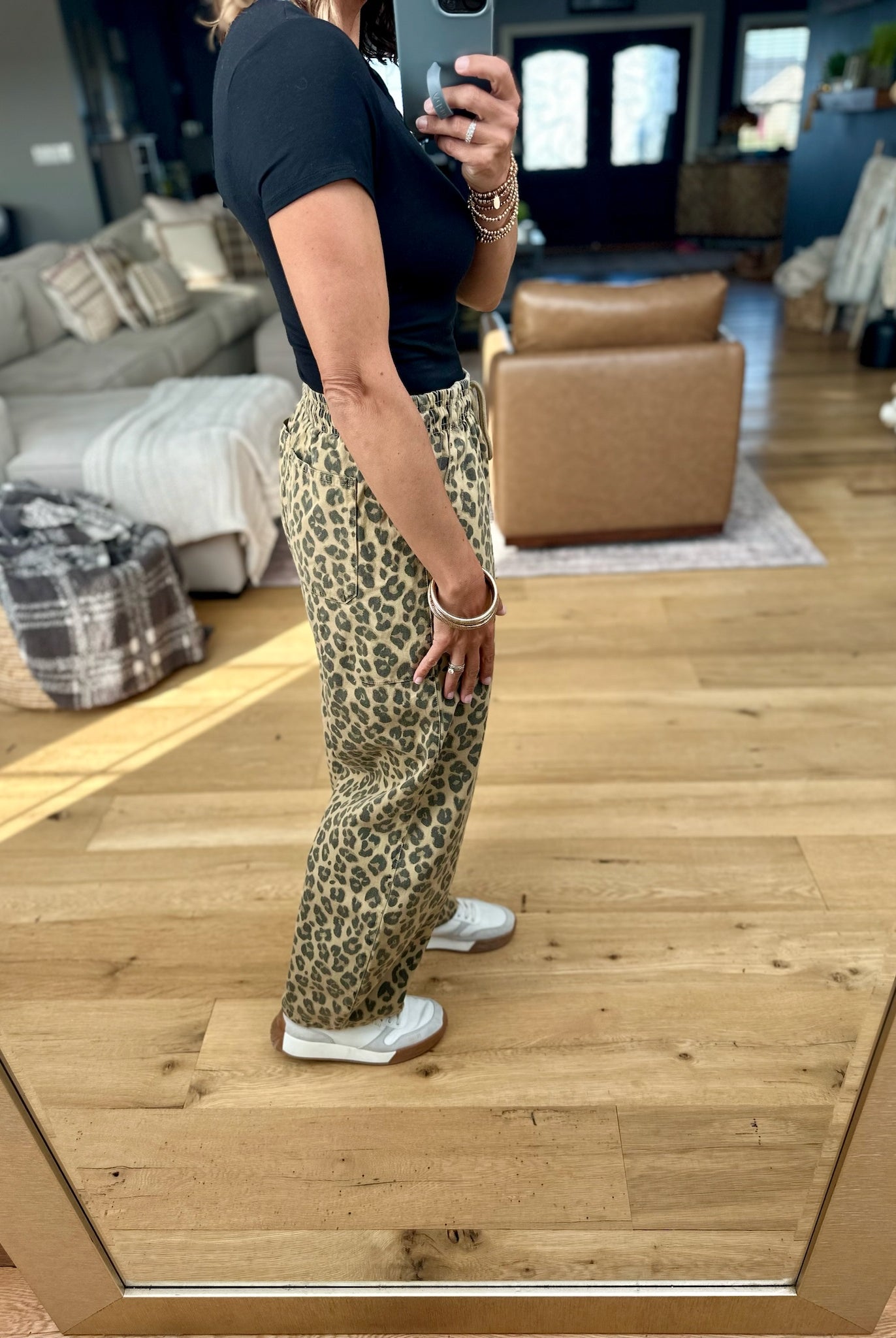 Wild At Heart Leopard Print Pants-Blu Pepper-Anna Kaytes Boutique, Women's Fashion Boutique in Grinnell, Iowa