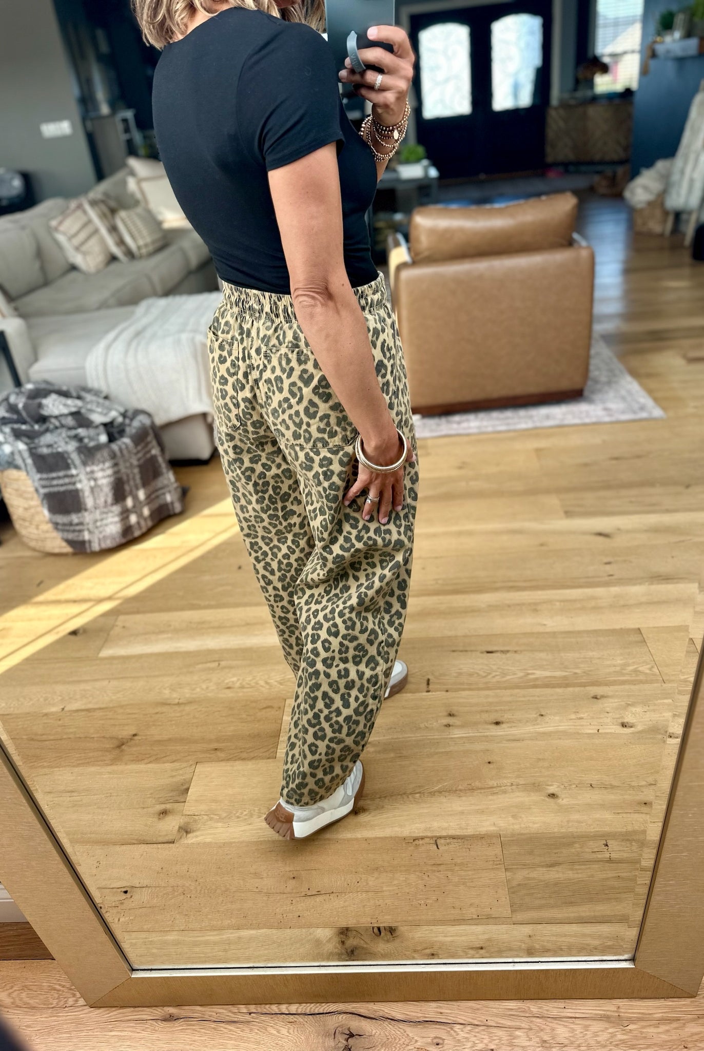 Wild At Heart Leopard Print Pants-Blu Pepper-Anna Kaytes Boutique, Women's Fashion Boutique in Grinnell, Iowa