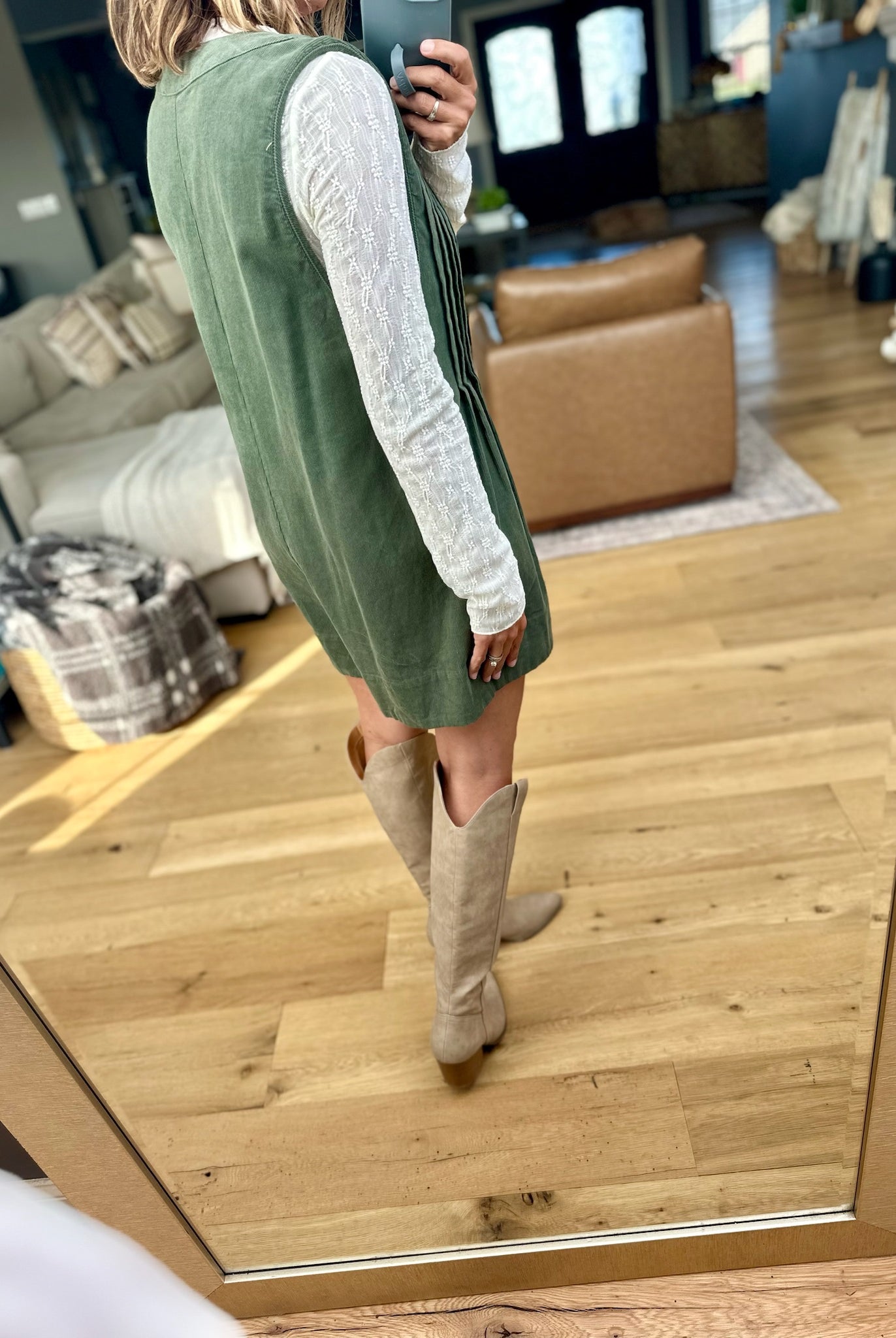**Start With Fall Tie-Front Romper-Wishlist-Anna Kaytes Boutique, Women's Fashion Boutique in Grinnell, Iowa