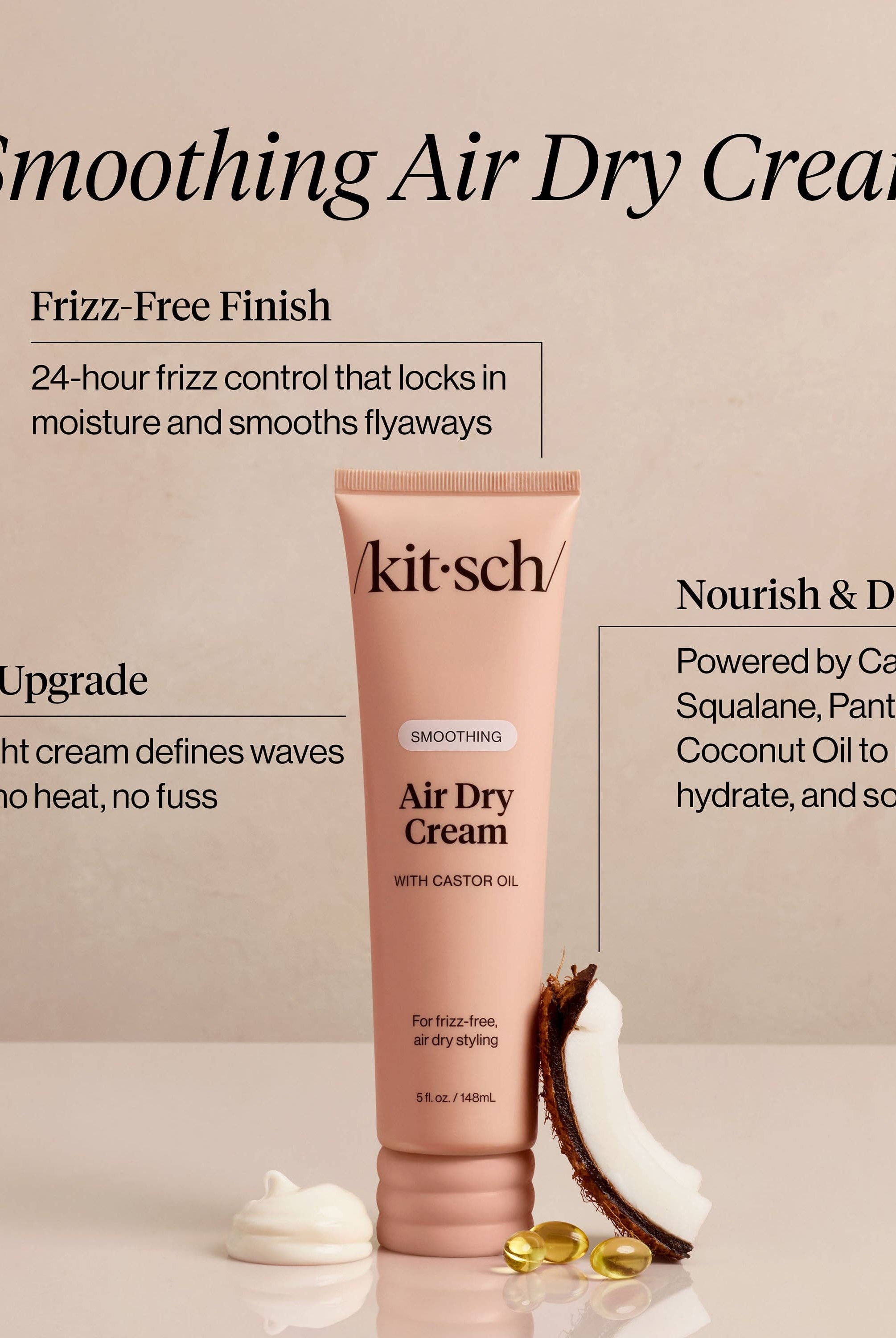 Smoothing Air Dry Cream-KITSCH-Anna Kaytes Boutique, Women's Fashion Boutique in Grinnell, Iowa