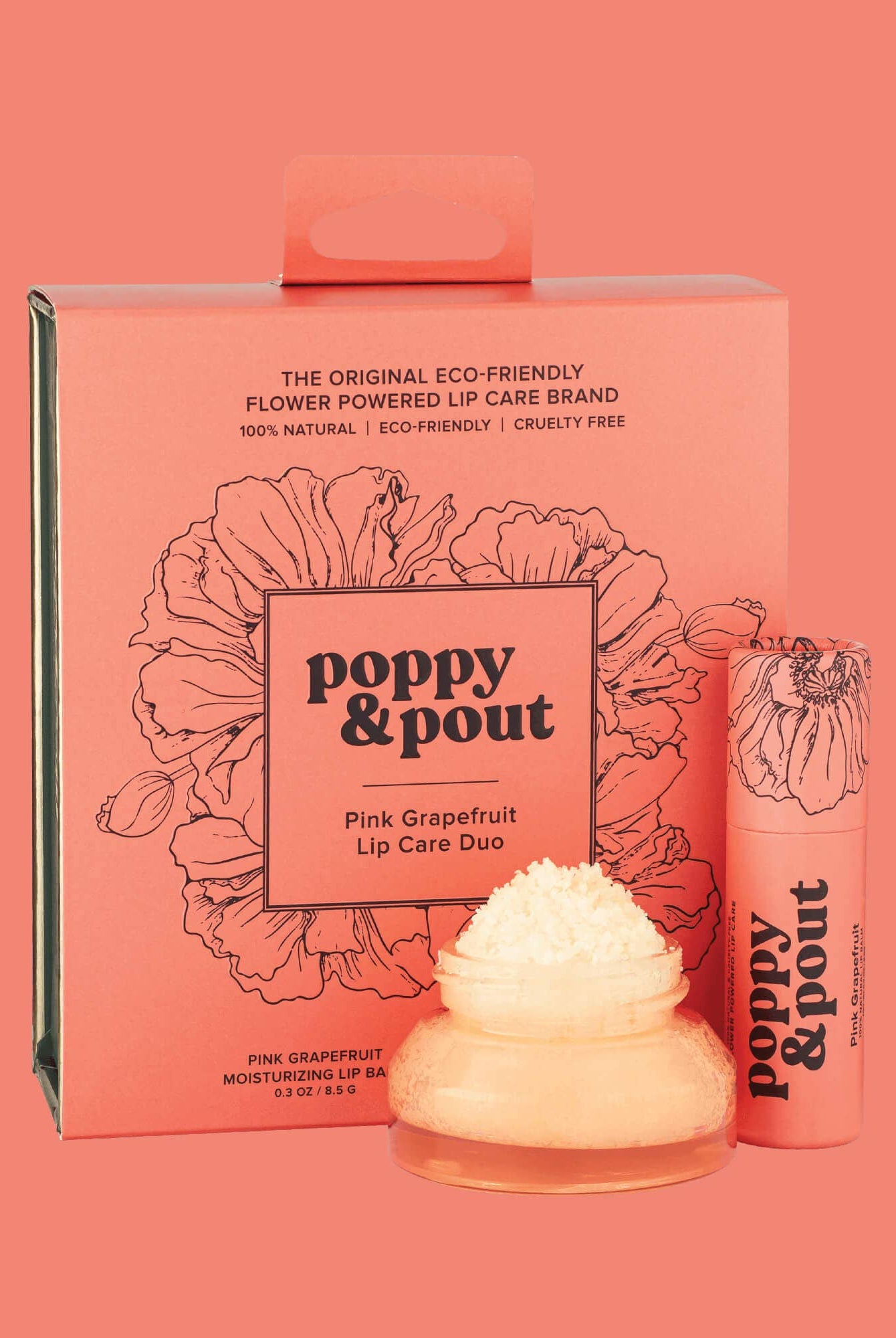 Lip Care Duo, Pink Grapefruit-Hair Accessories-Poppy & Pout-Anna Kaytes Boutique, Women's Fashion Boutique in Grinnell, Iowa