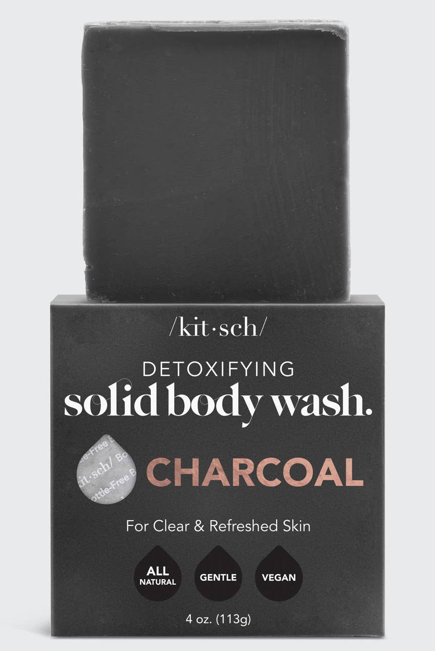 Charcoal Detoxifying Body Wash Bar-Hair Accessories-KITSCH-Anna Kaytes Boutique, Women's Fashion Boutique in Grinnell, Iowa